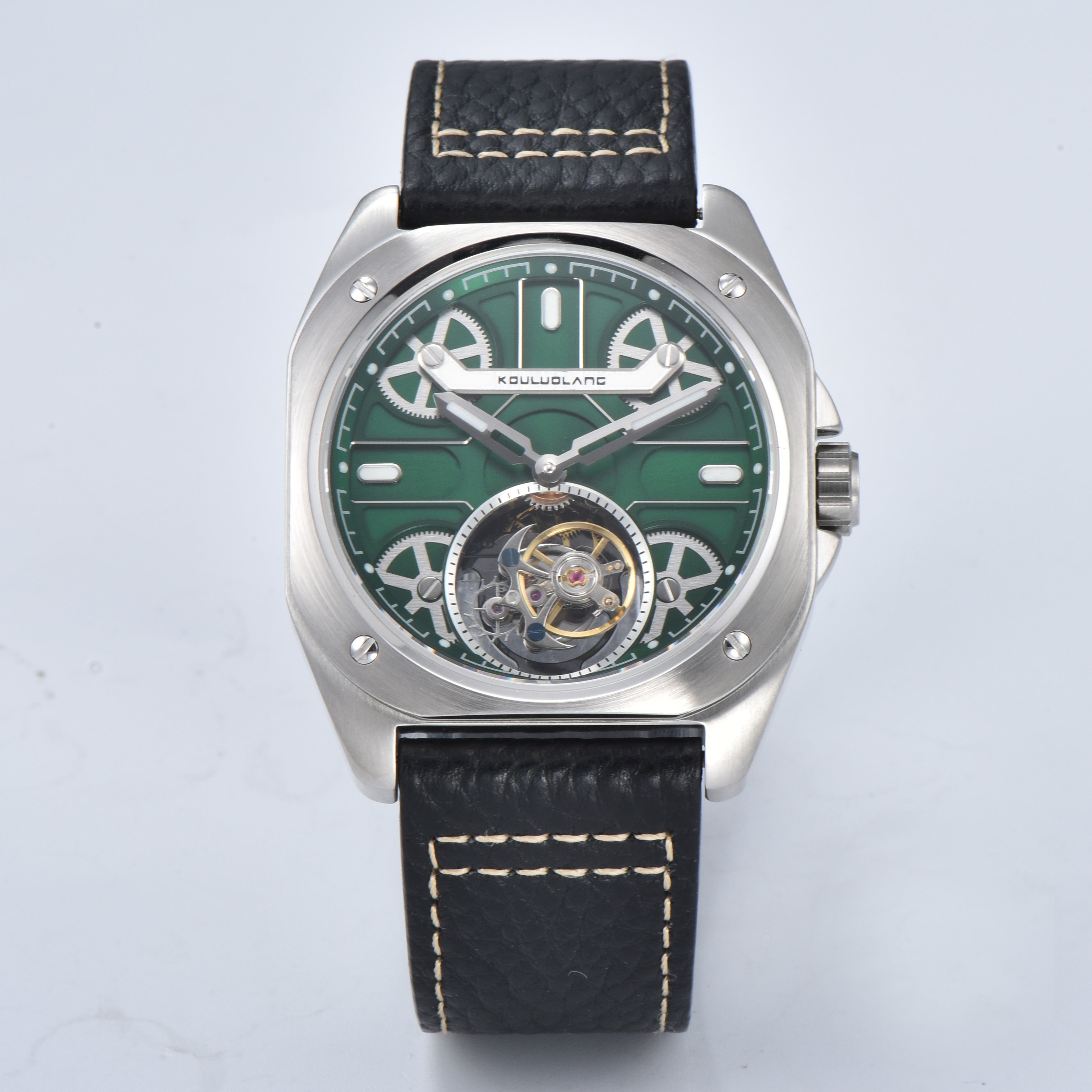 Tourbillon Barrel Shape Green