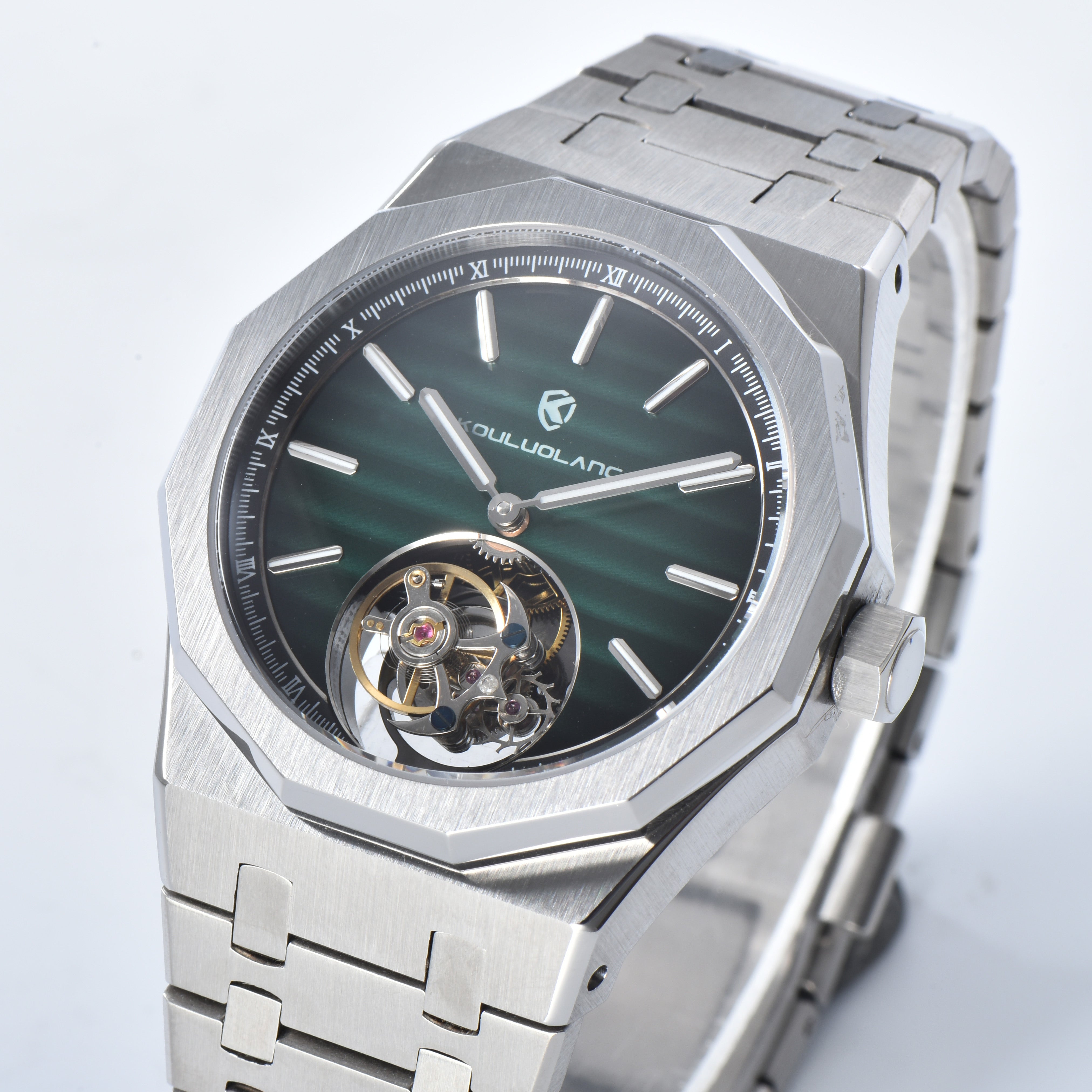 Tourbillon Octagonal Green