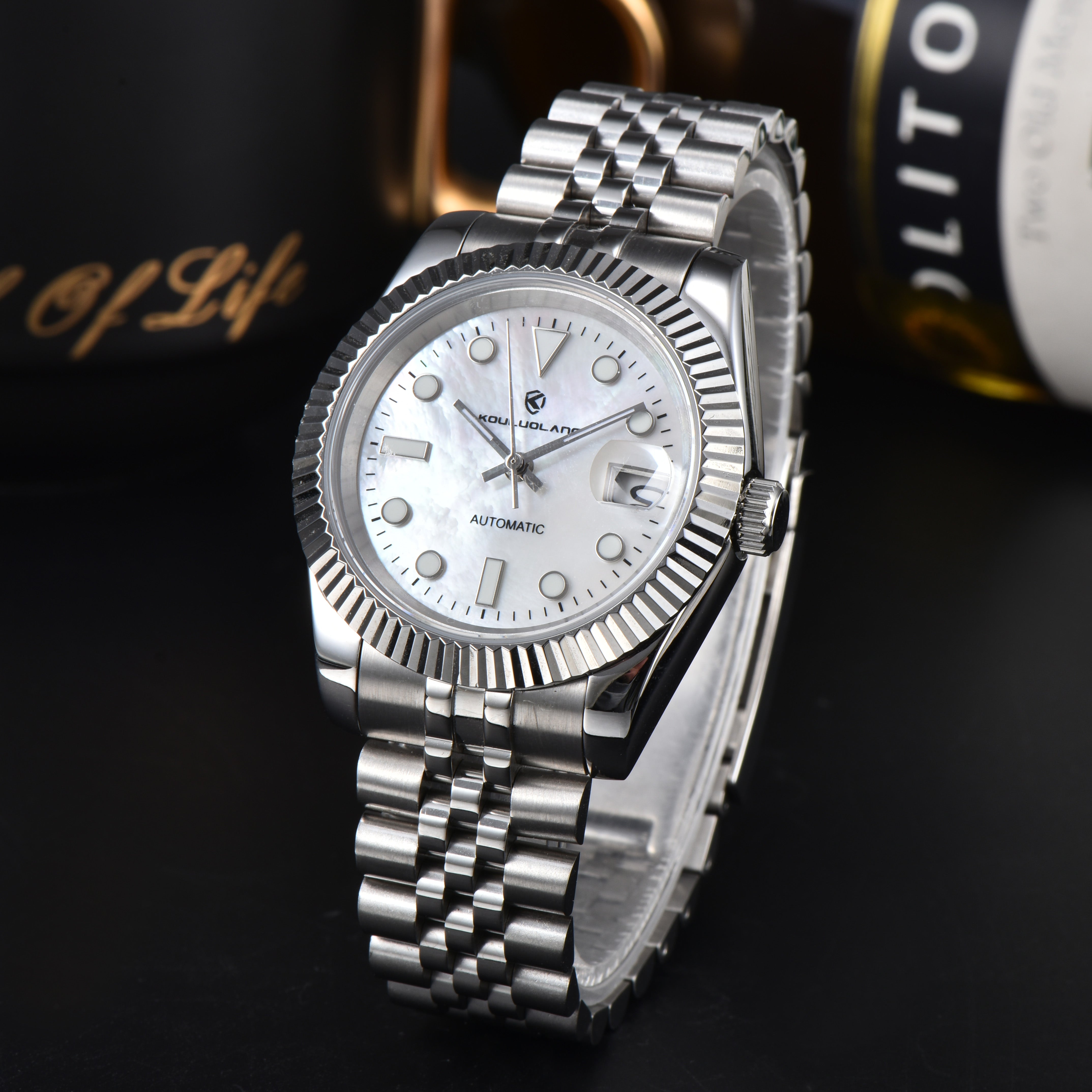 DATEJUST Shell White