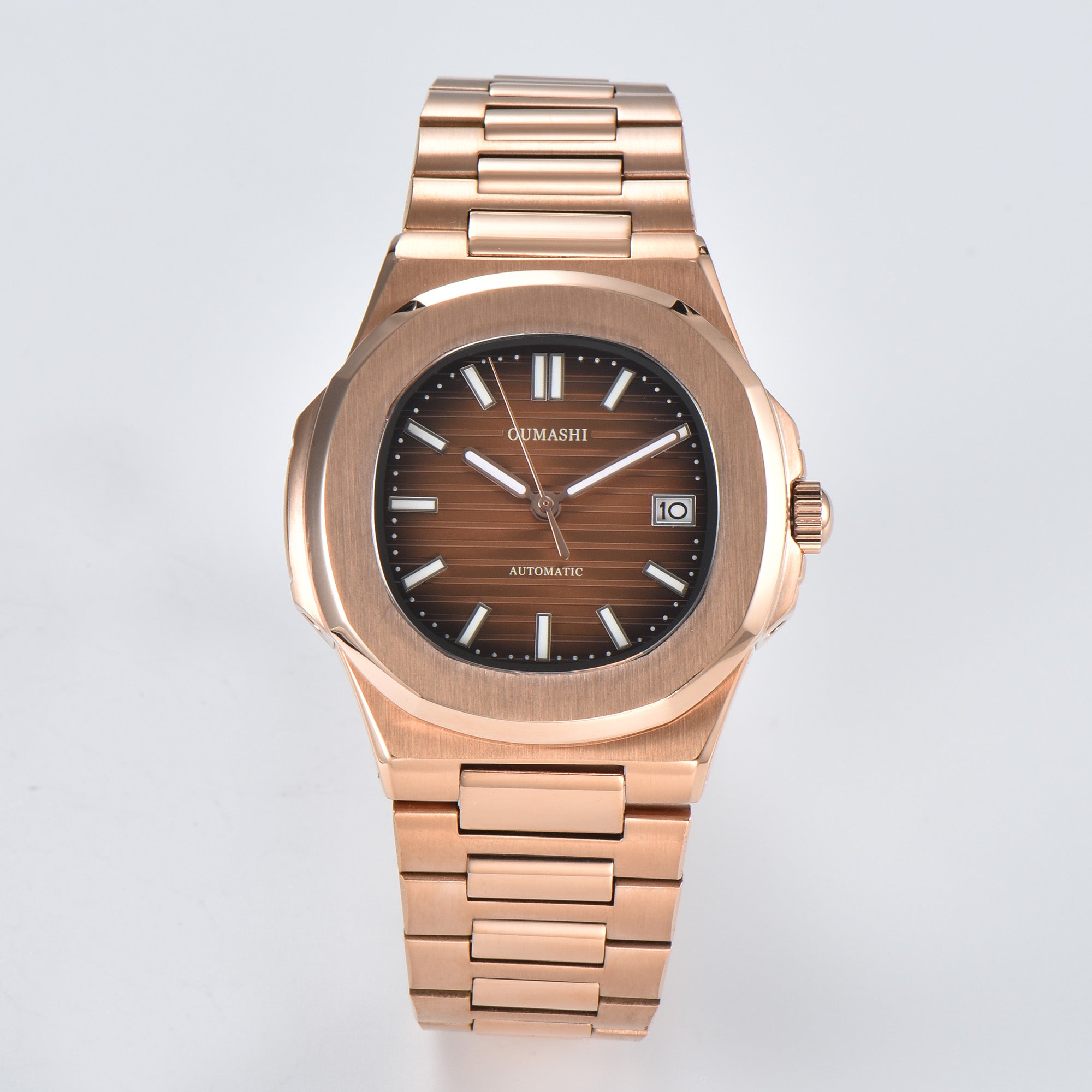 Nautilus Rose Gold Coffee Gradient Black