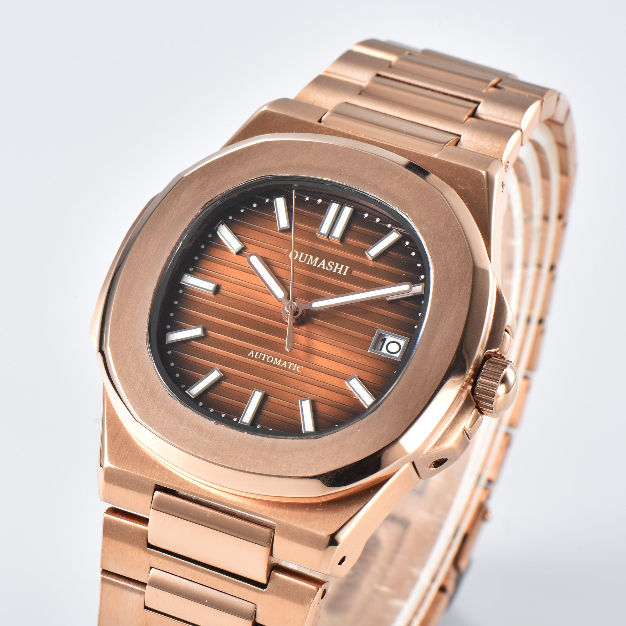 Nautilus Rose Gold Coffee Gradient Black