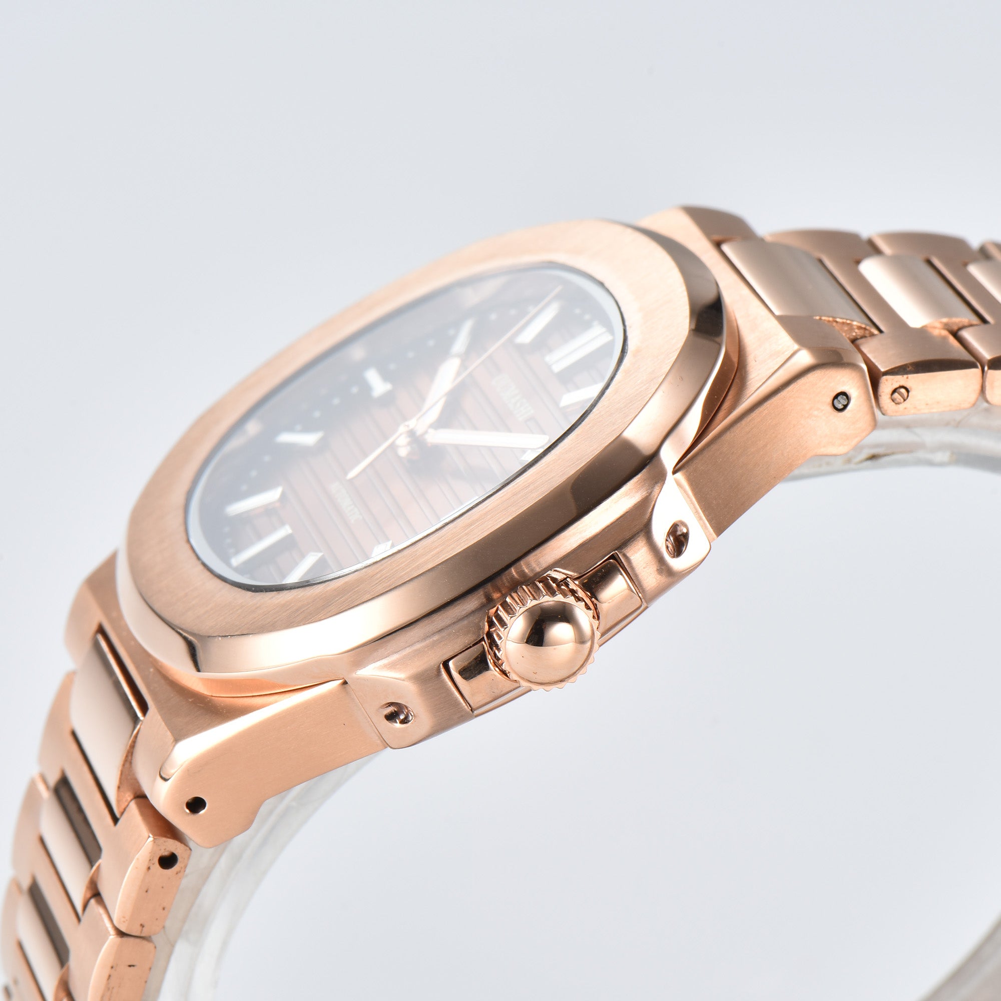 Nautilus Rose Gold Coffee Gradient Black