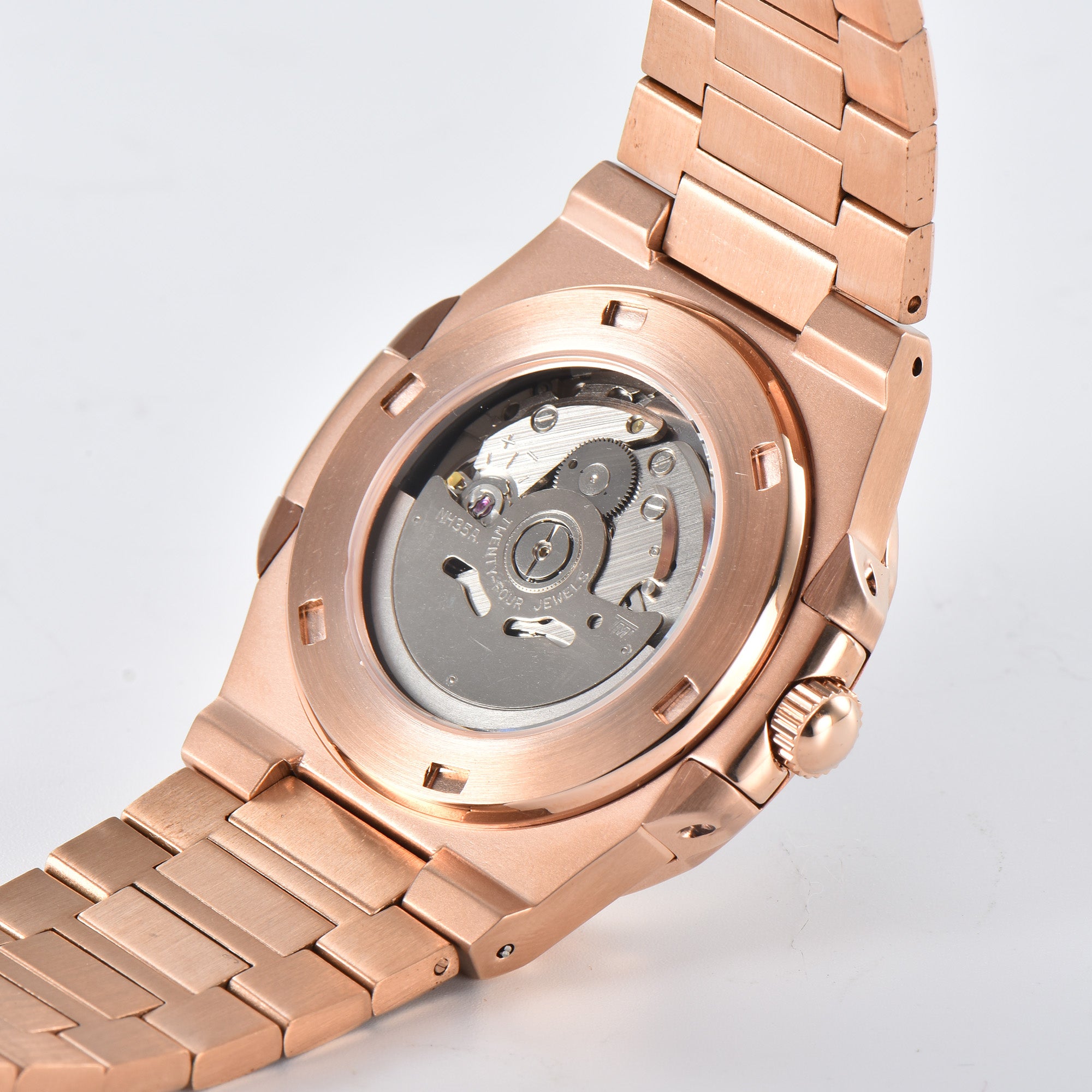 Nautilus Rose Gold Coffee Gradient Black