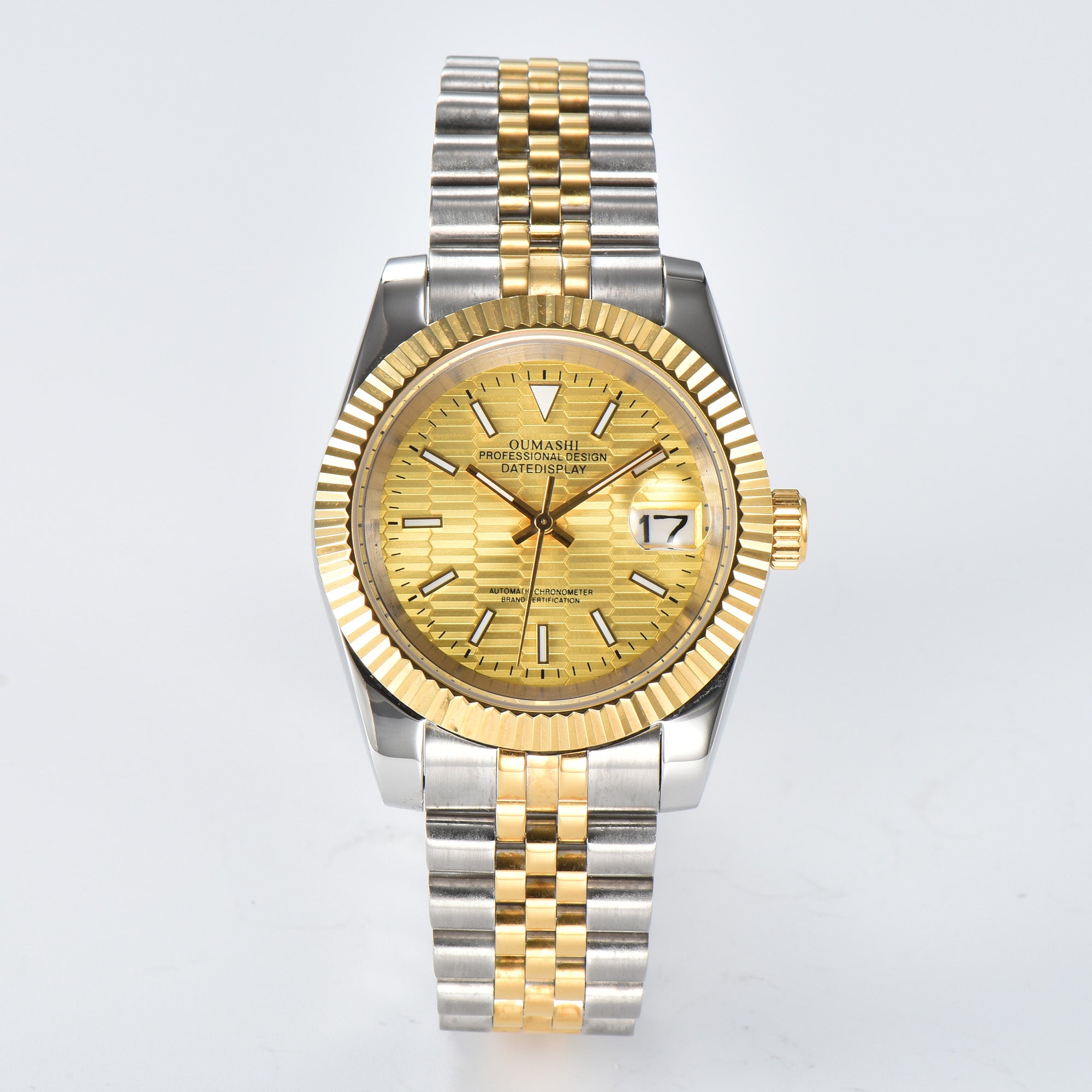 DATEJUST Silver-Gold Honeycomb