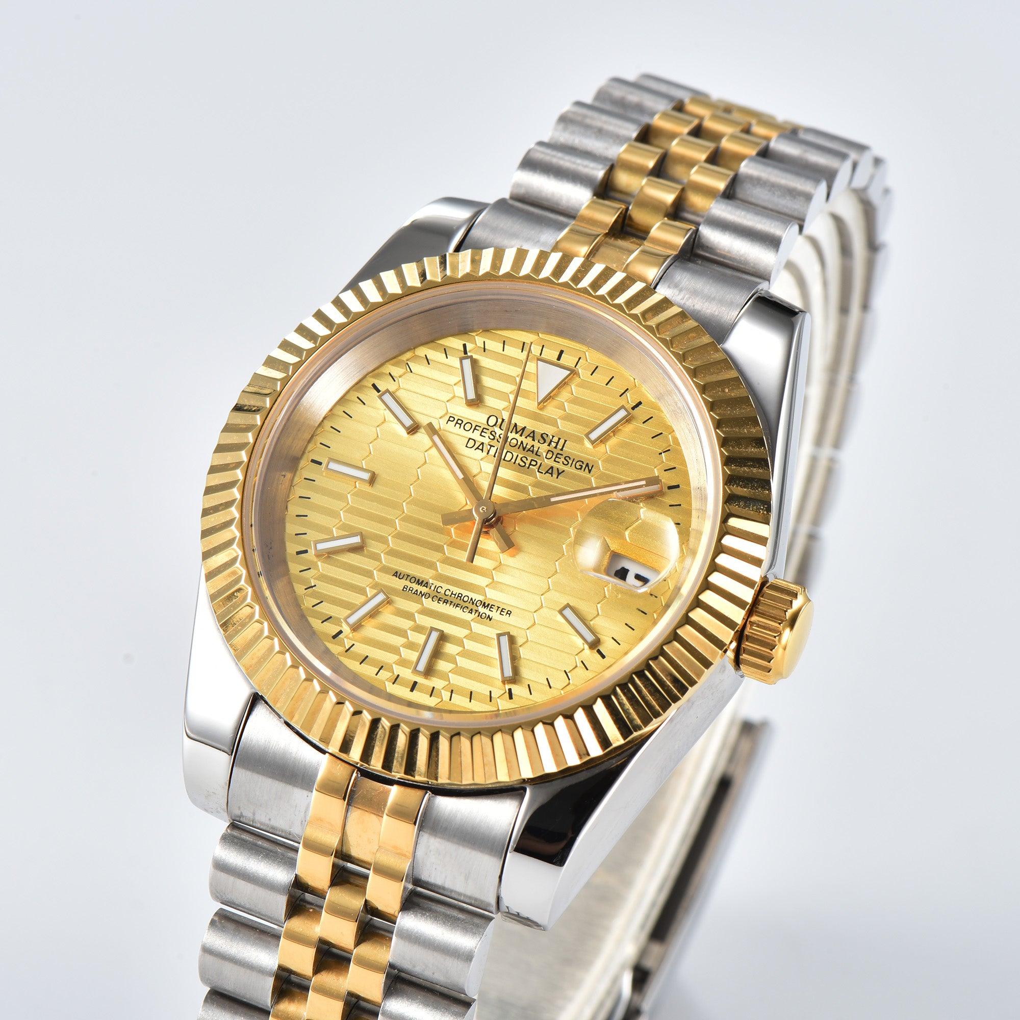 DATEJUST Silver-Gold Honeycomb