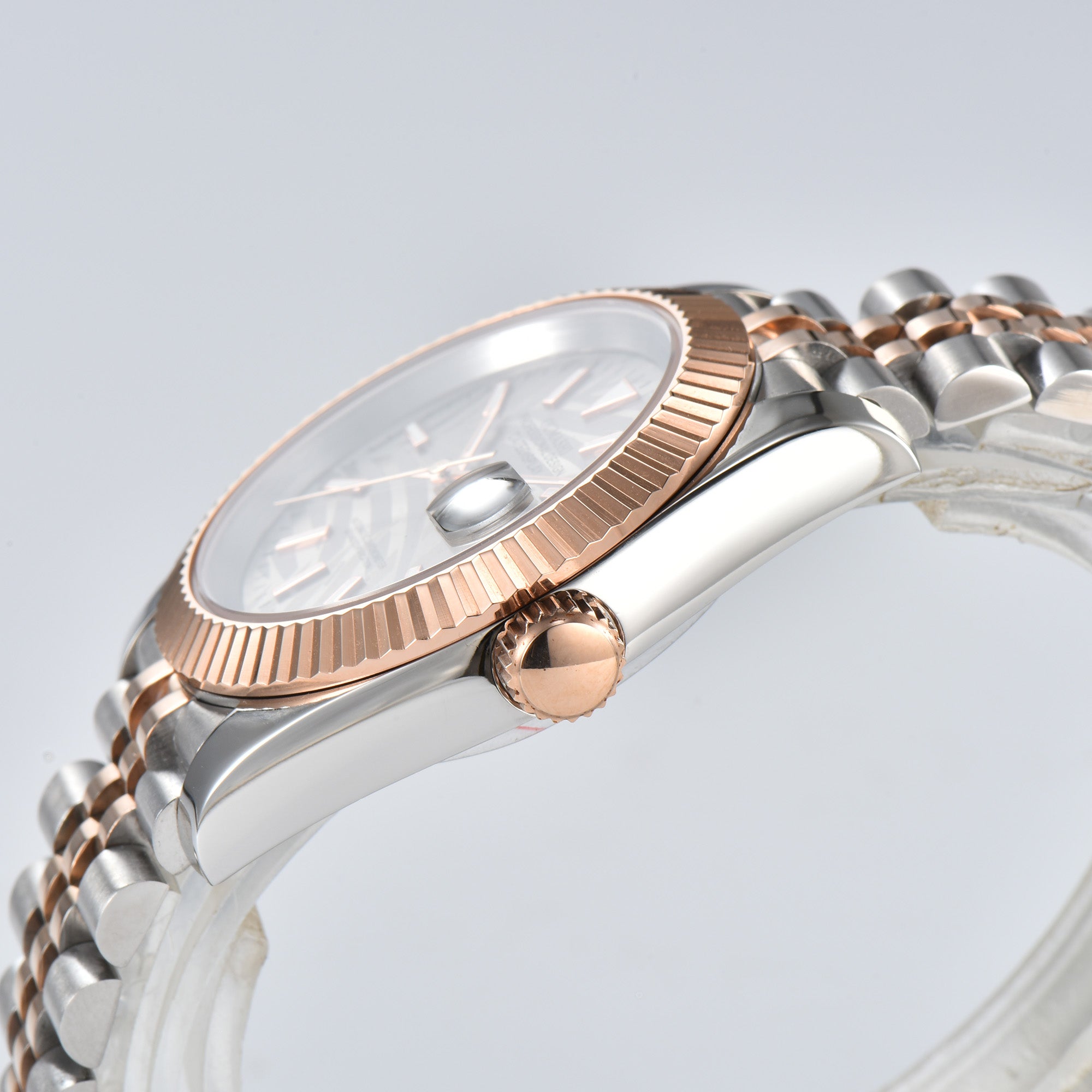 DATEJUST Silver-Rose Gold Deciduous