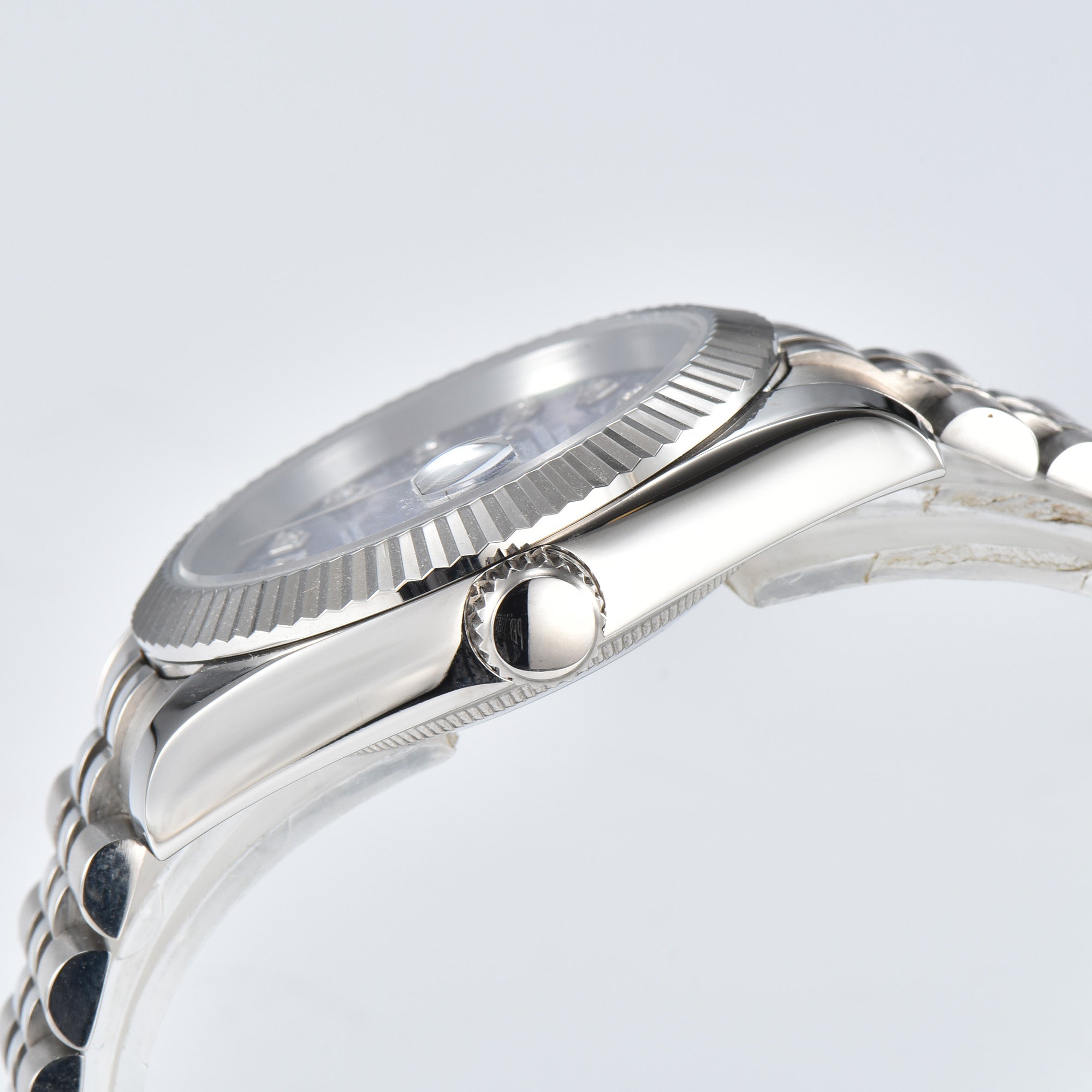 DATEJUST Silver Honeycomb Blue