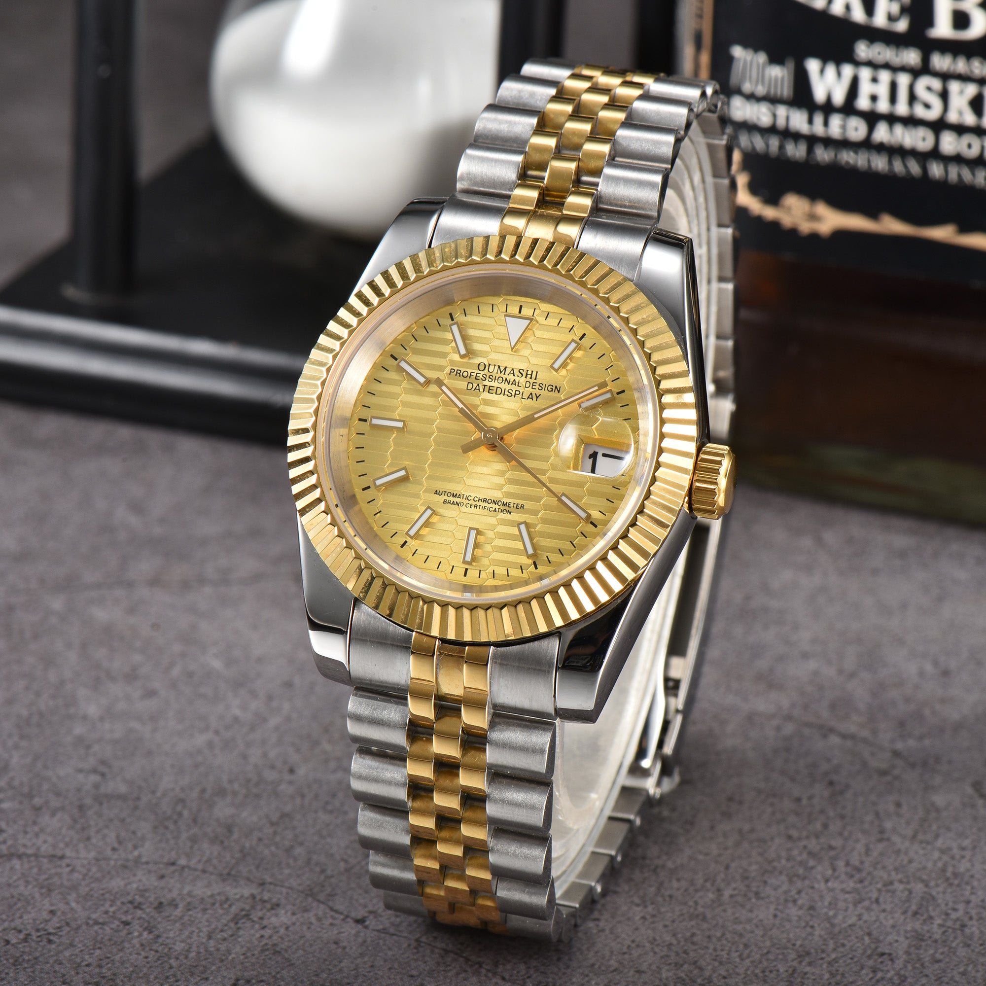 DATEJUST Silver-Gold Honeycomb