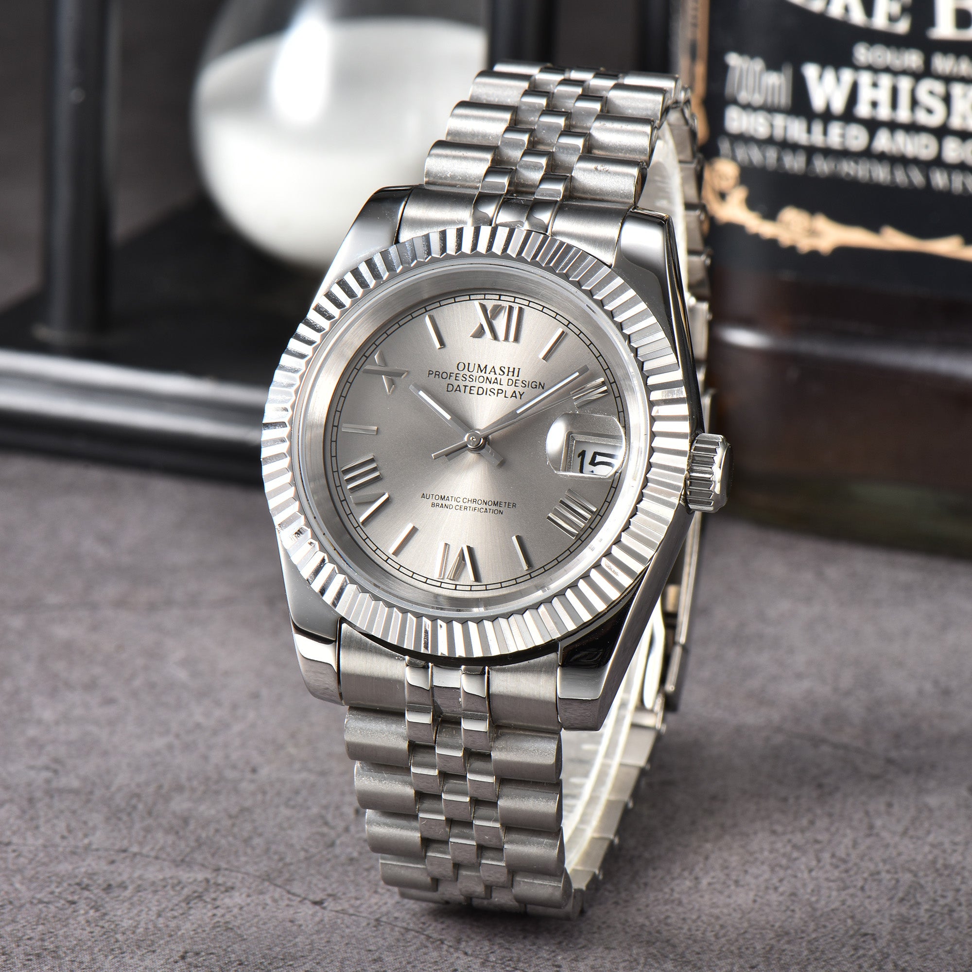 DATEJUST Grey Rome