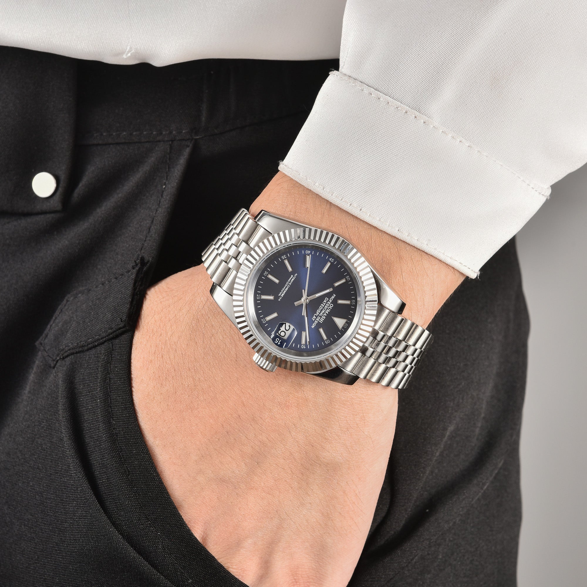 DATEJUST Silver Blue