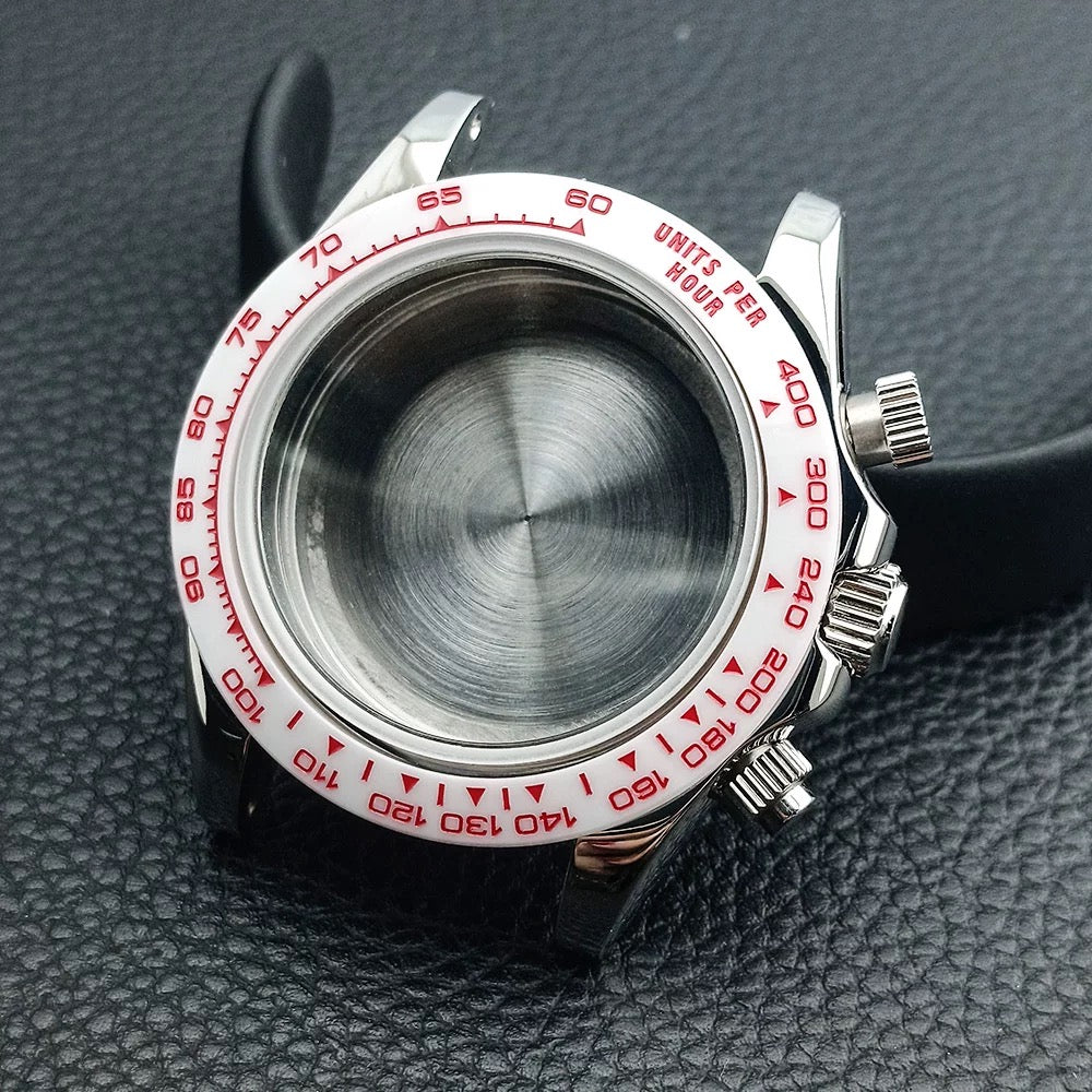 Daytona Silver Ceramic White Bezel Case