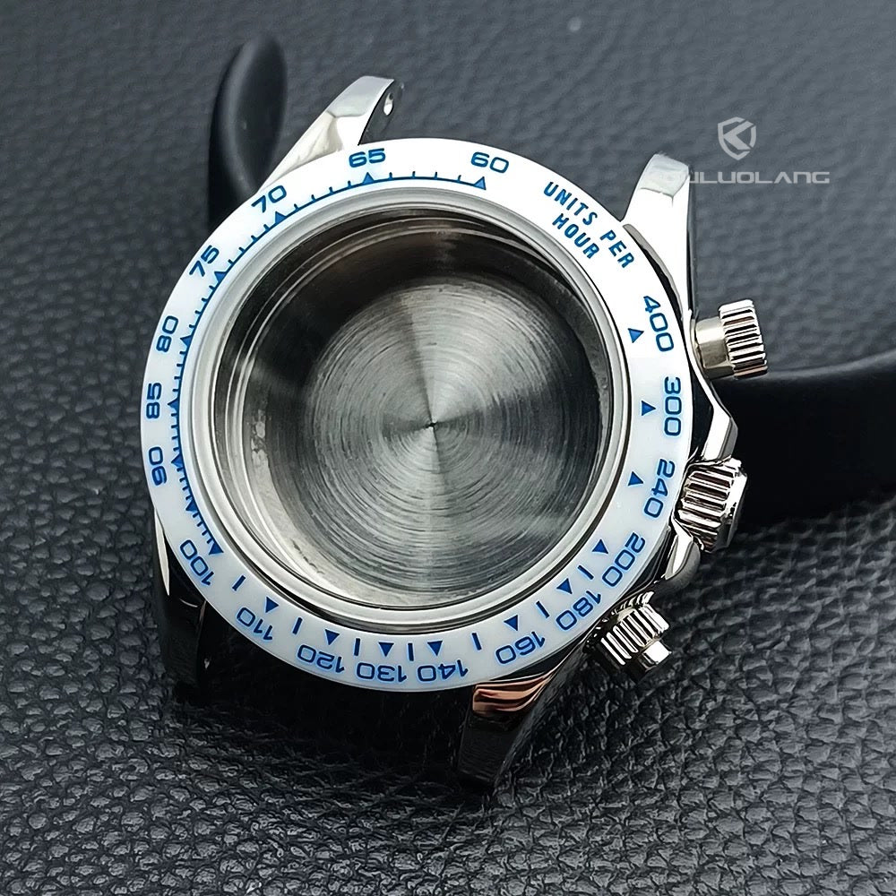 Daytona Silver Ceramic White Bezel Case