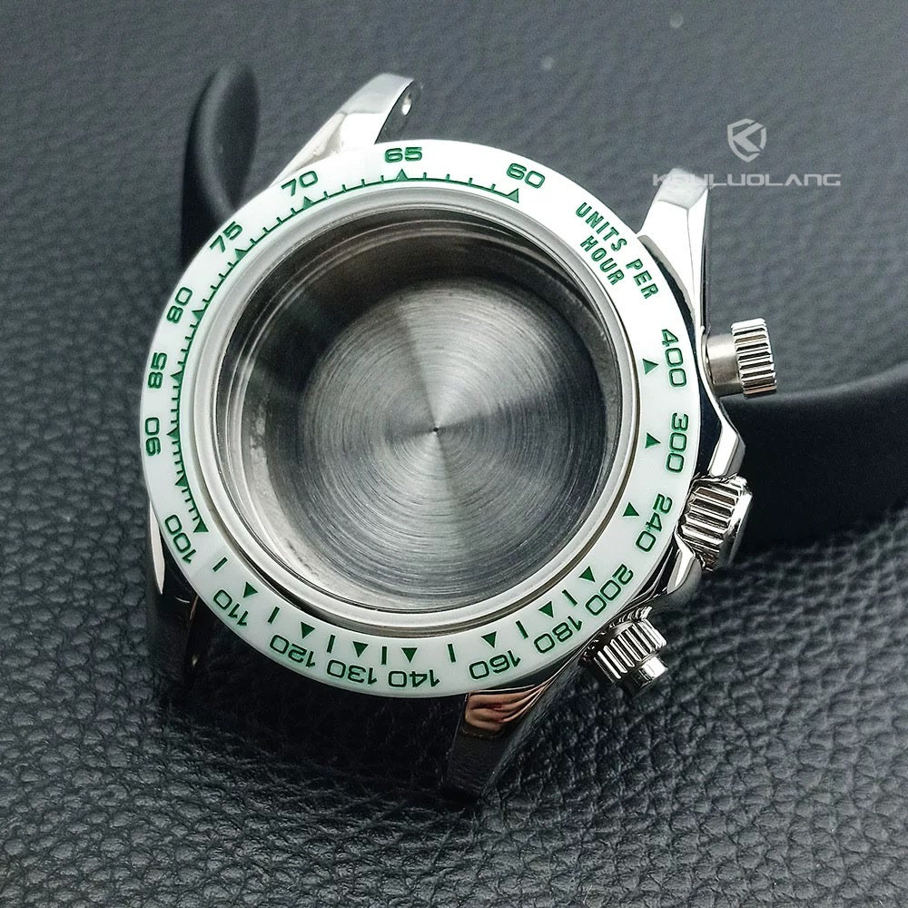 Daytona Silver Ceramic White Bezel Case