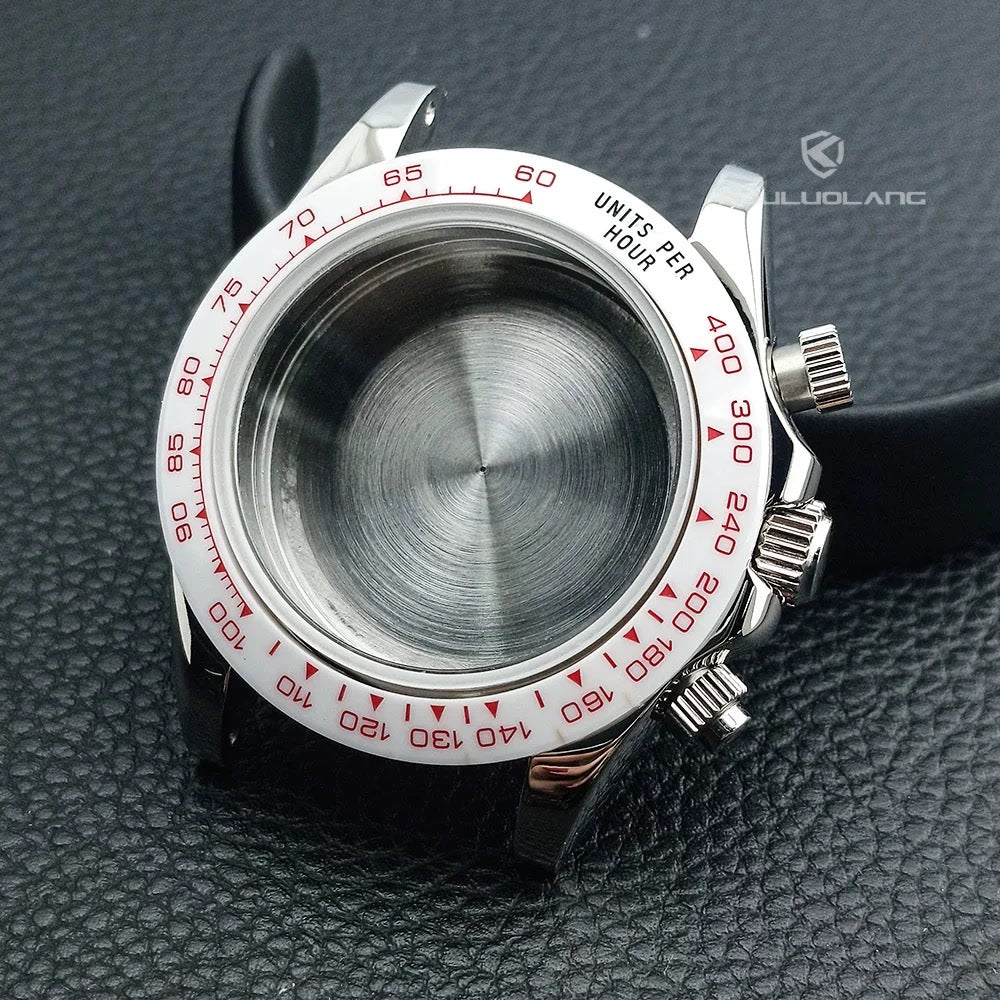 Daytona Silver Ceramic White Bezel Case