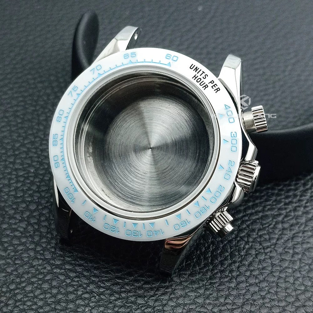 Daytona Silver Ceramic White Bezel Case
