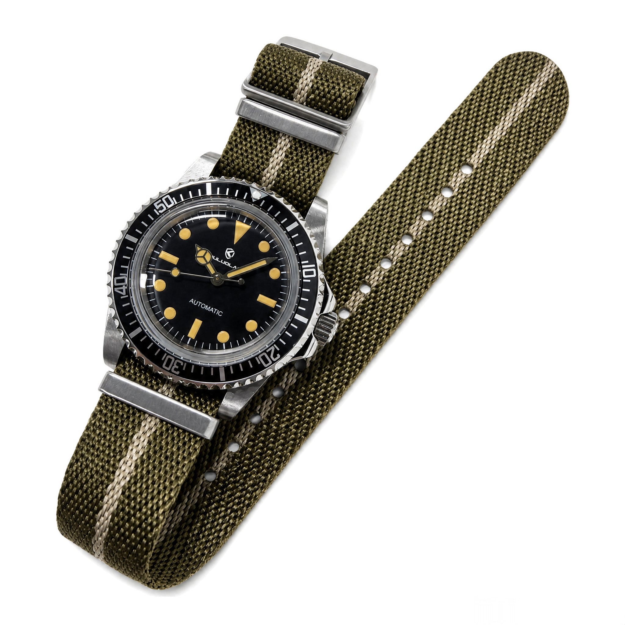 BLACK ACRYLIC VINTAGE DIVER