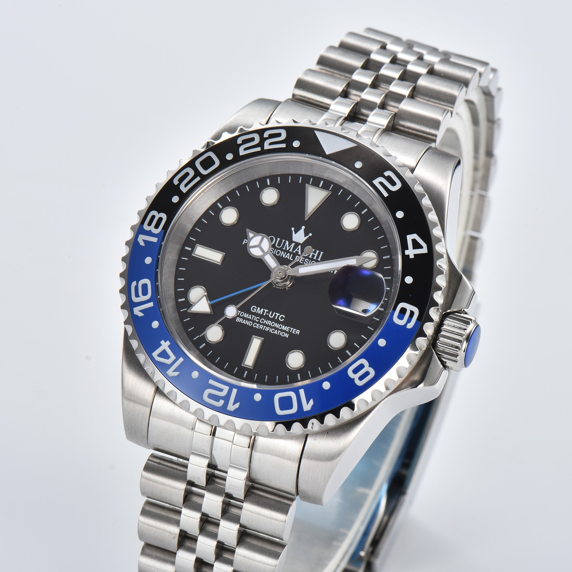 GMT NH34 watches blue-black