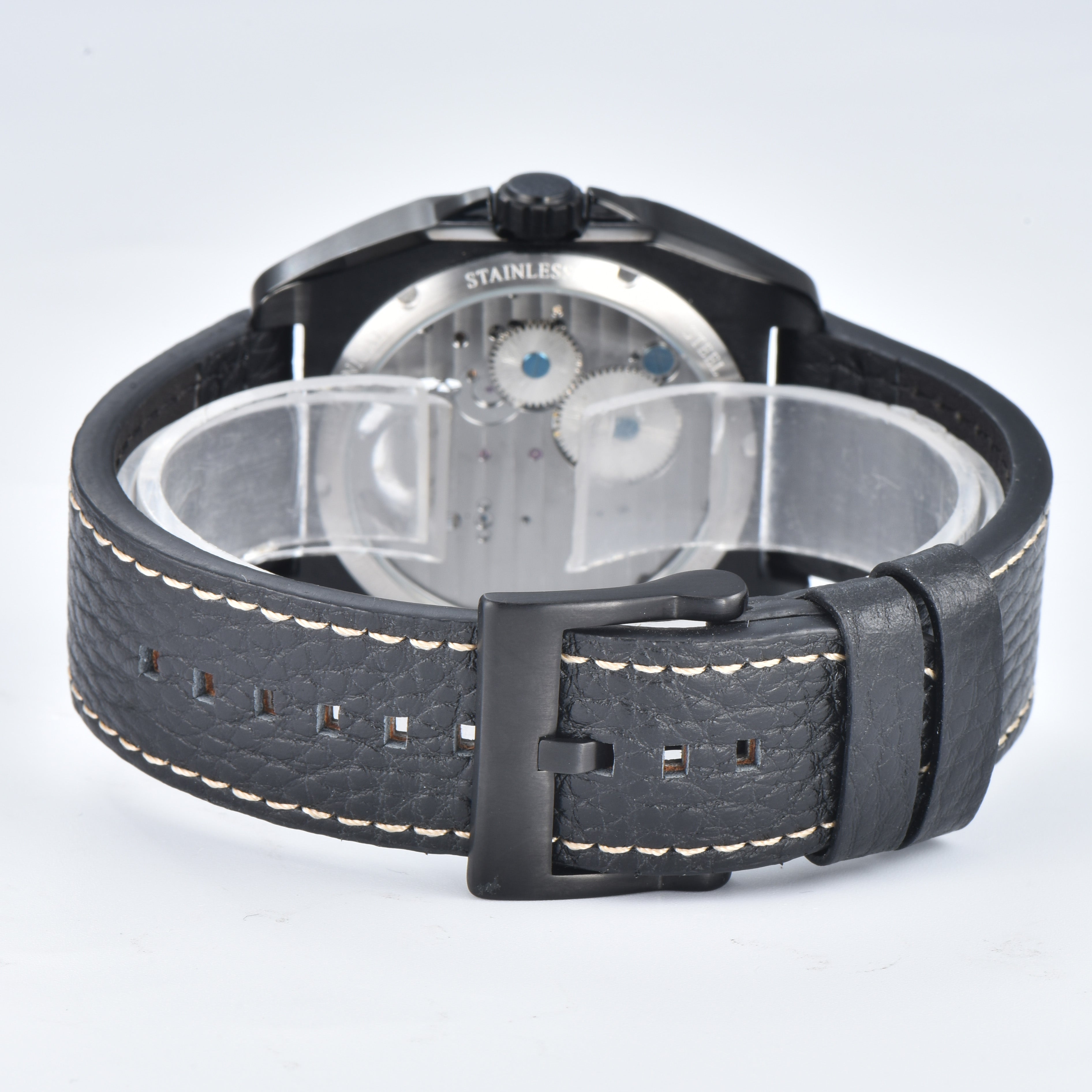 Tourbillon Barrel Shape Black Rose Gold