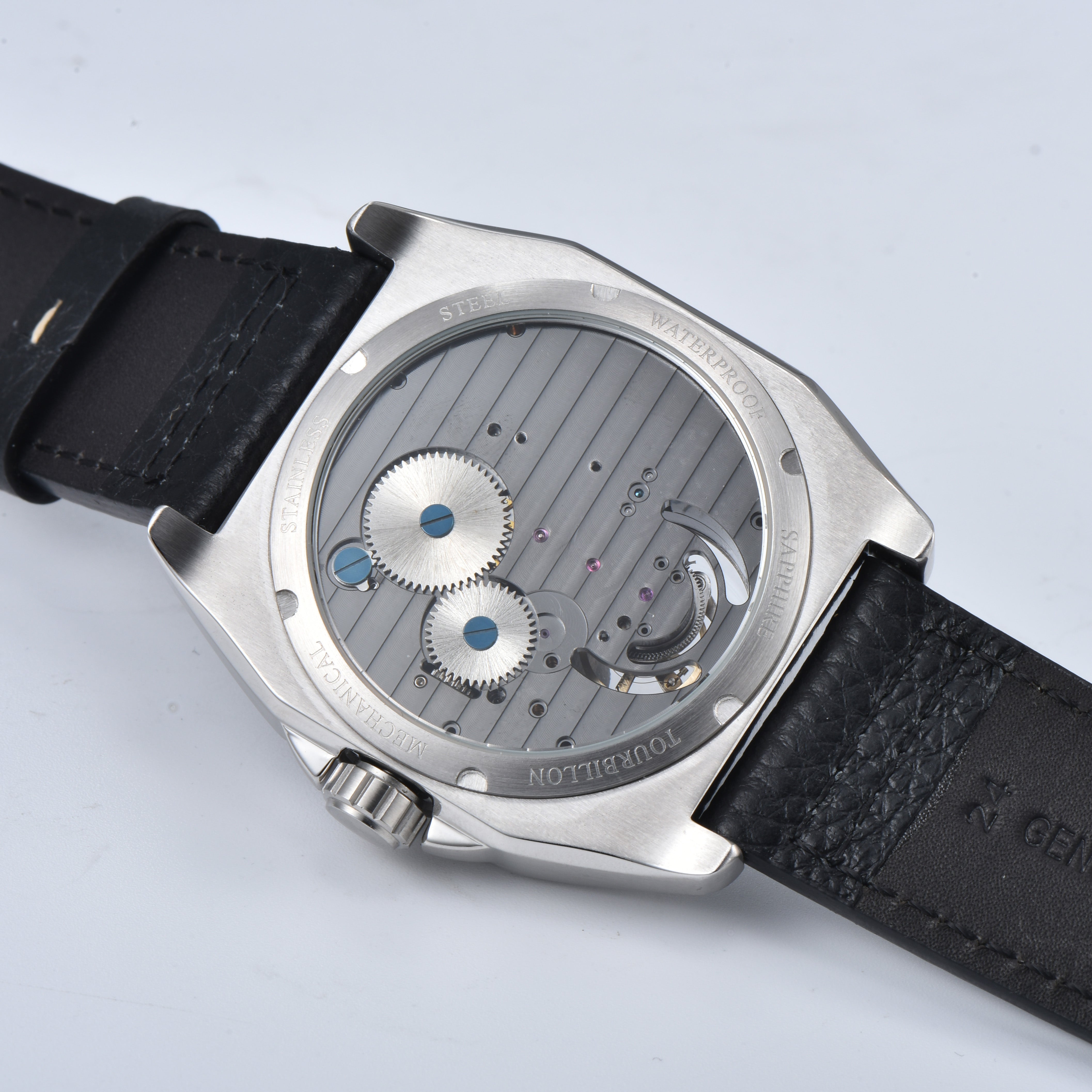 Tourbillon Barrel Shape White