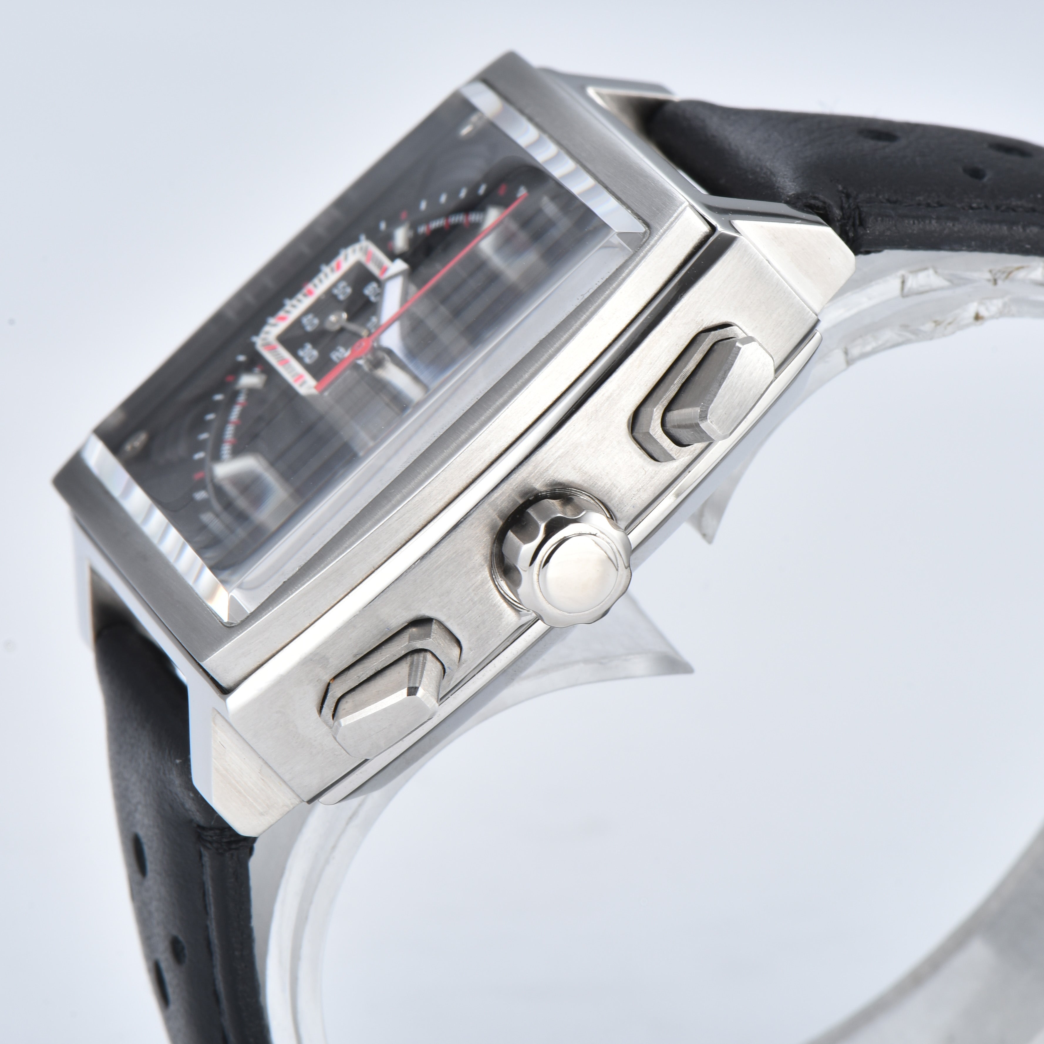 Chronograph 7750 Hollow Design Black