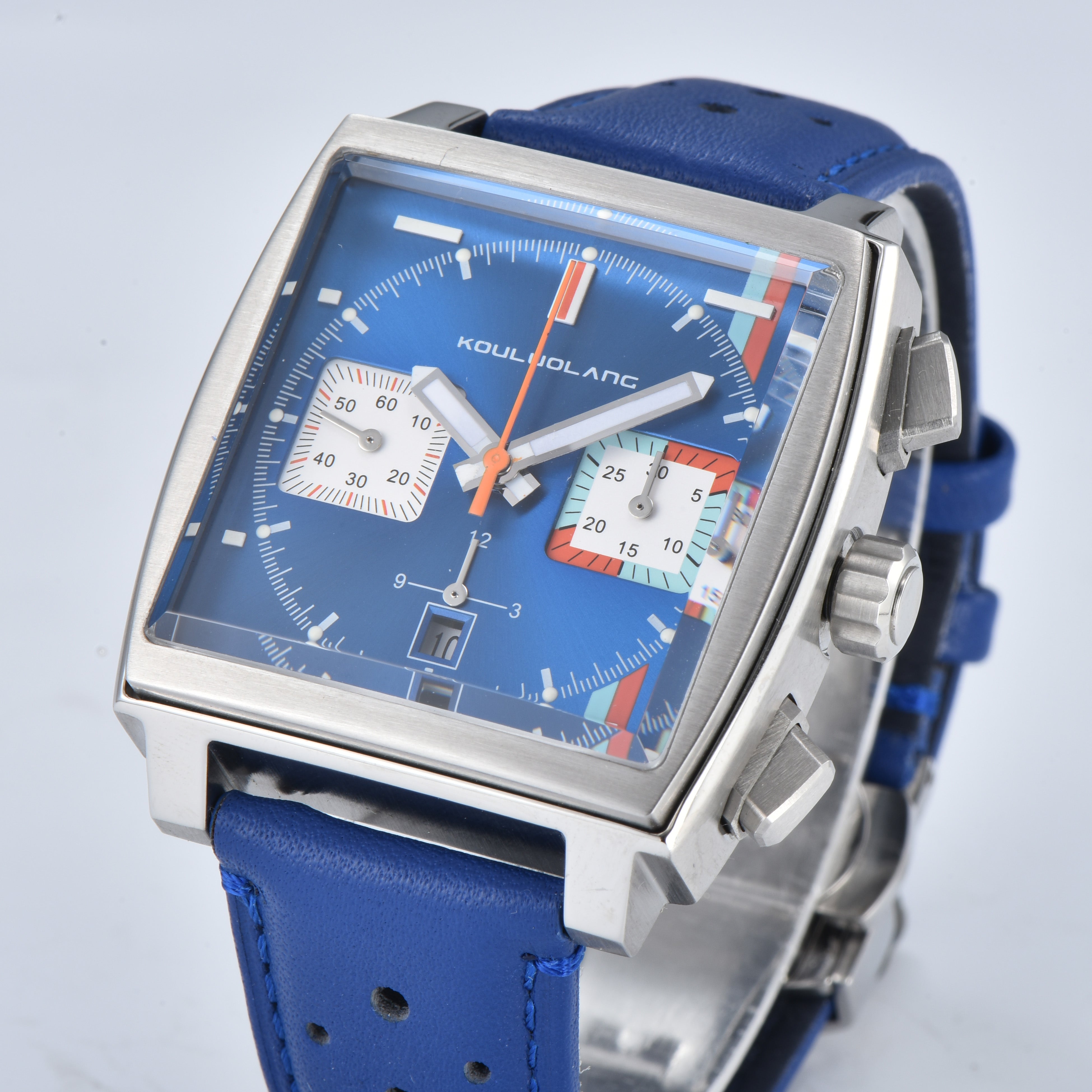 Chronograph 7750 Orange-Blue