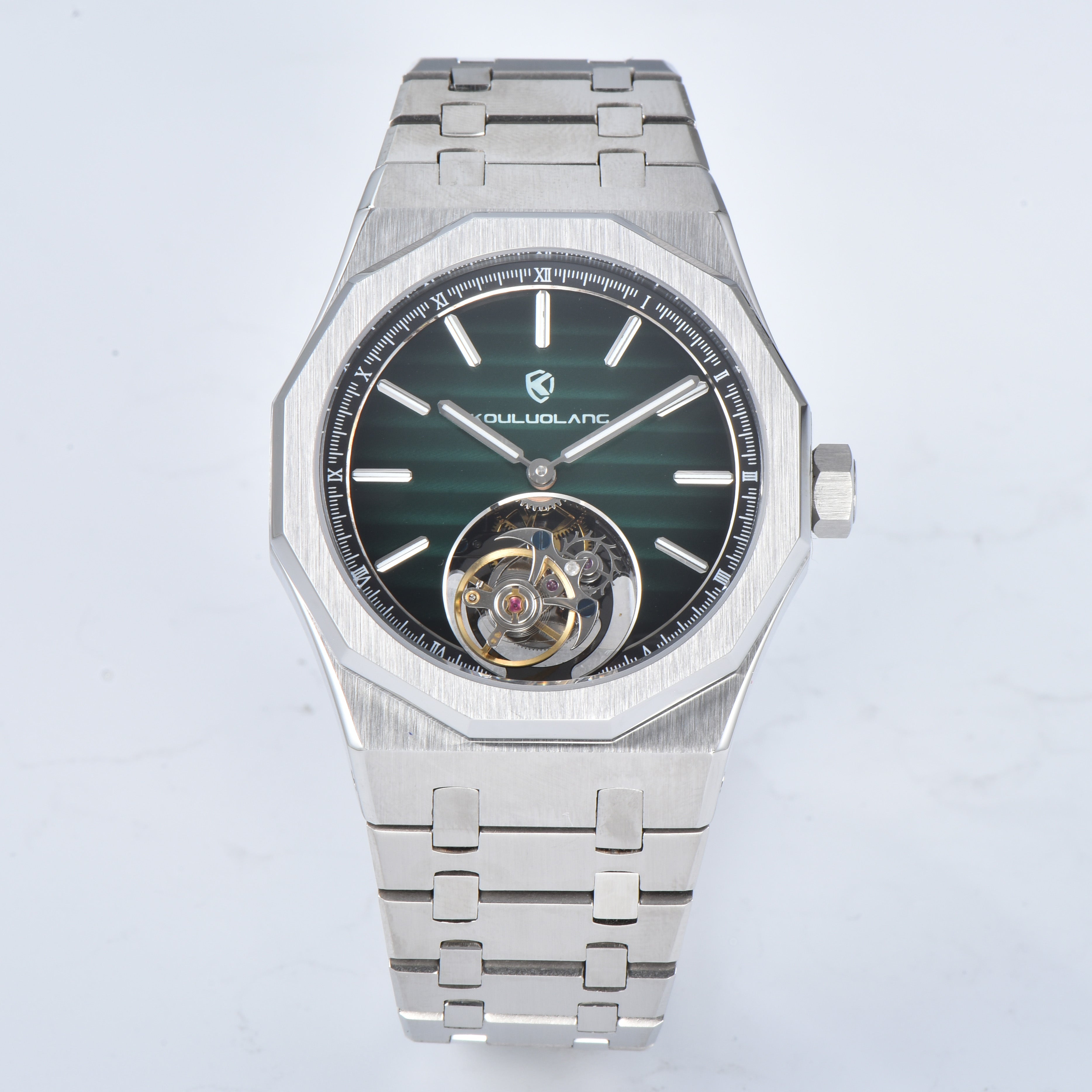 Tourbillon Octagonal Green