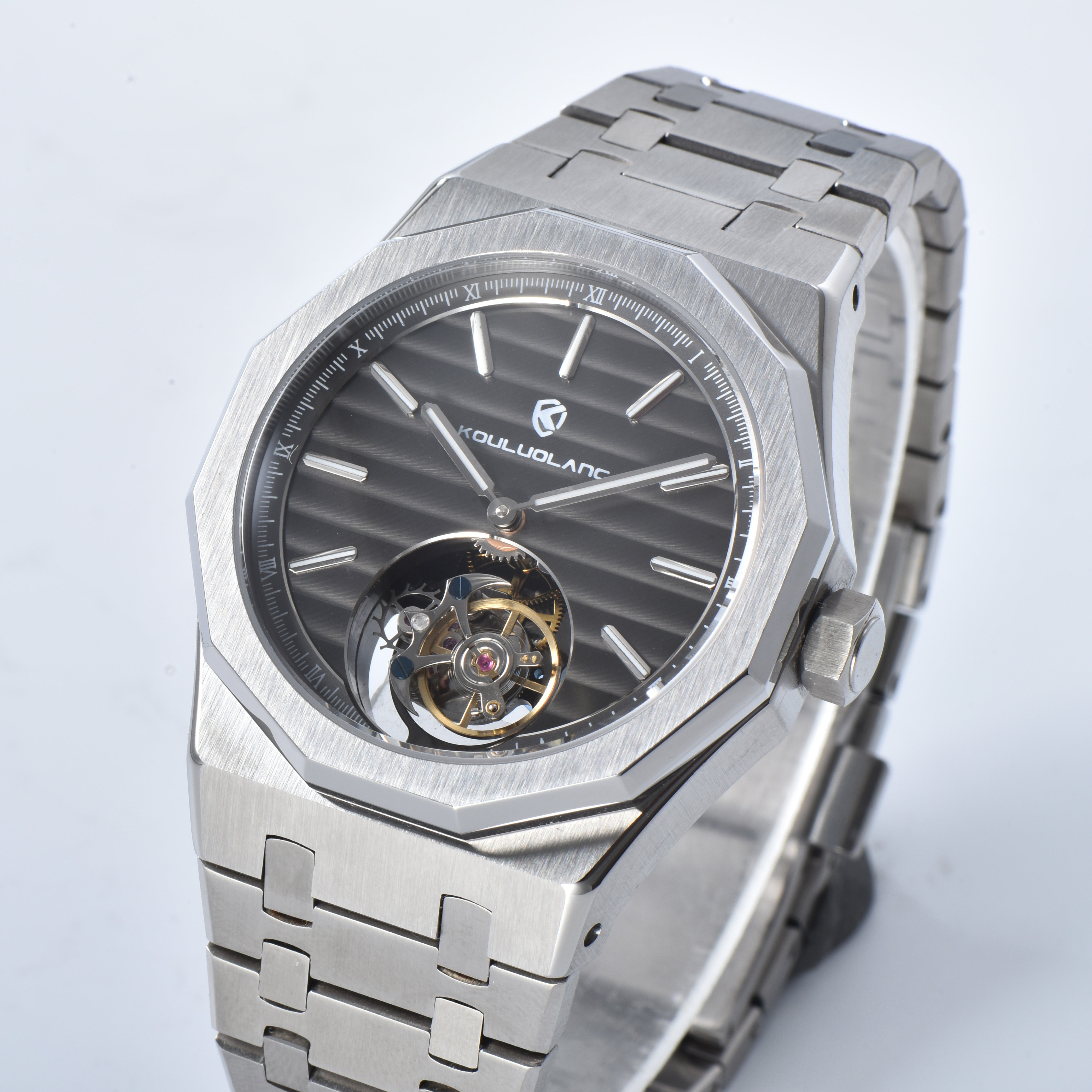 Tourbillon Octagonal Grey