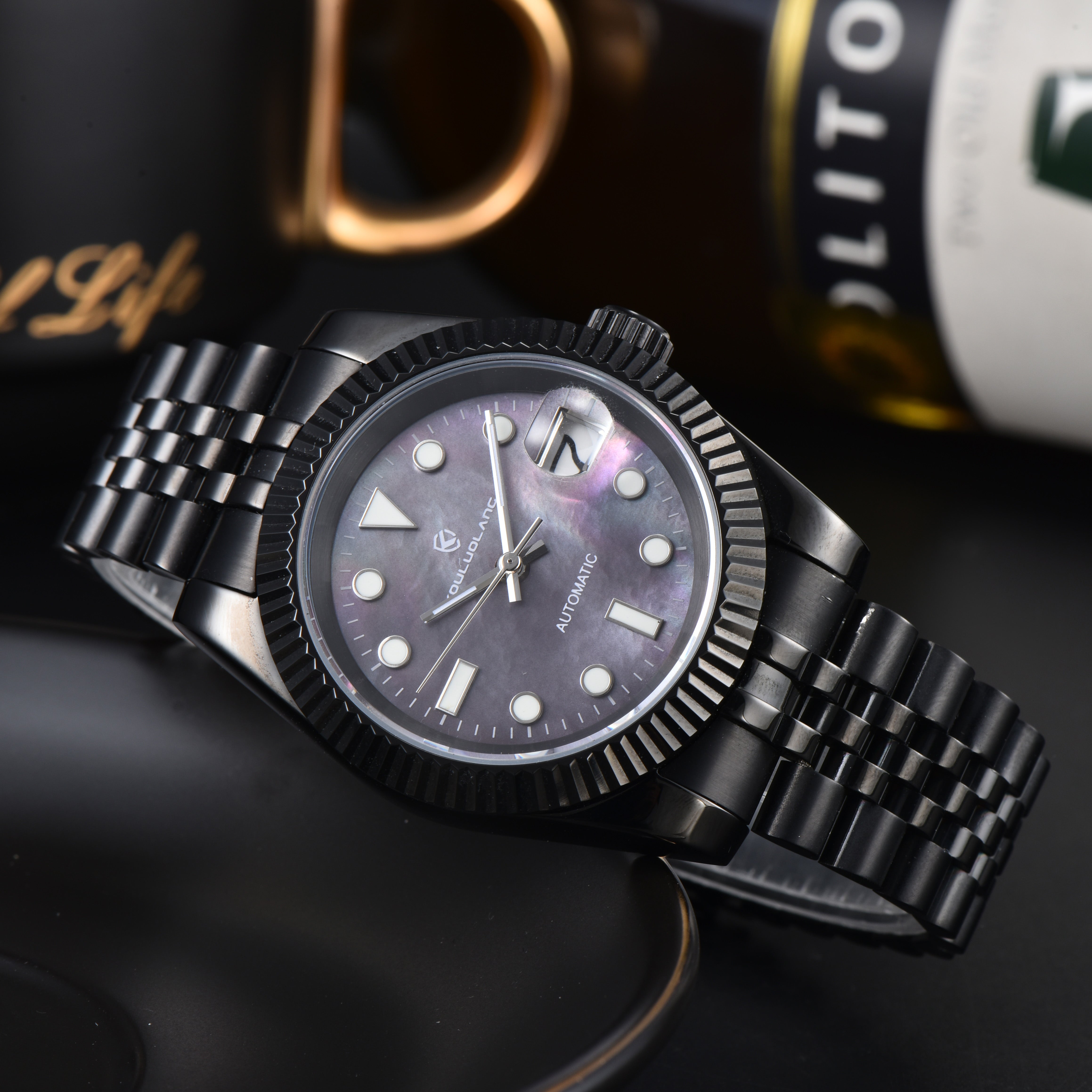 DATEJUST Shell Black