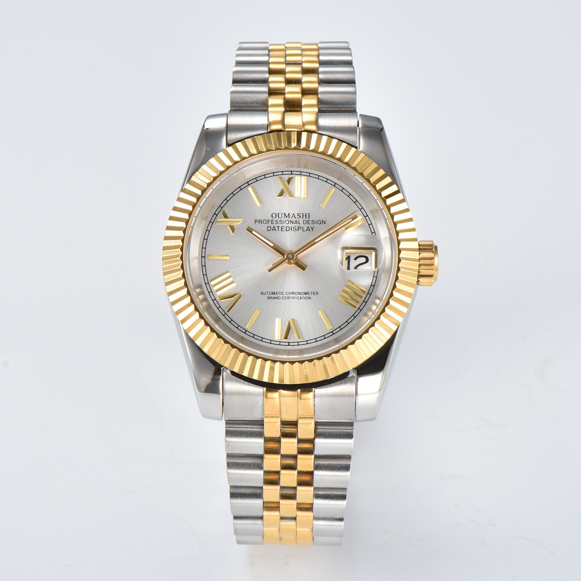 DATEJUST Silver-Gold Roman Silvery