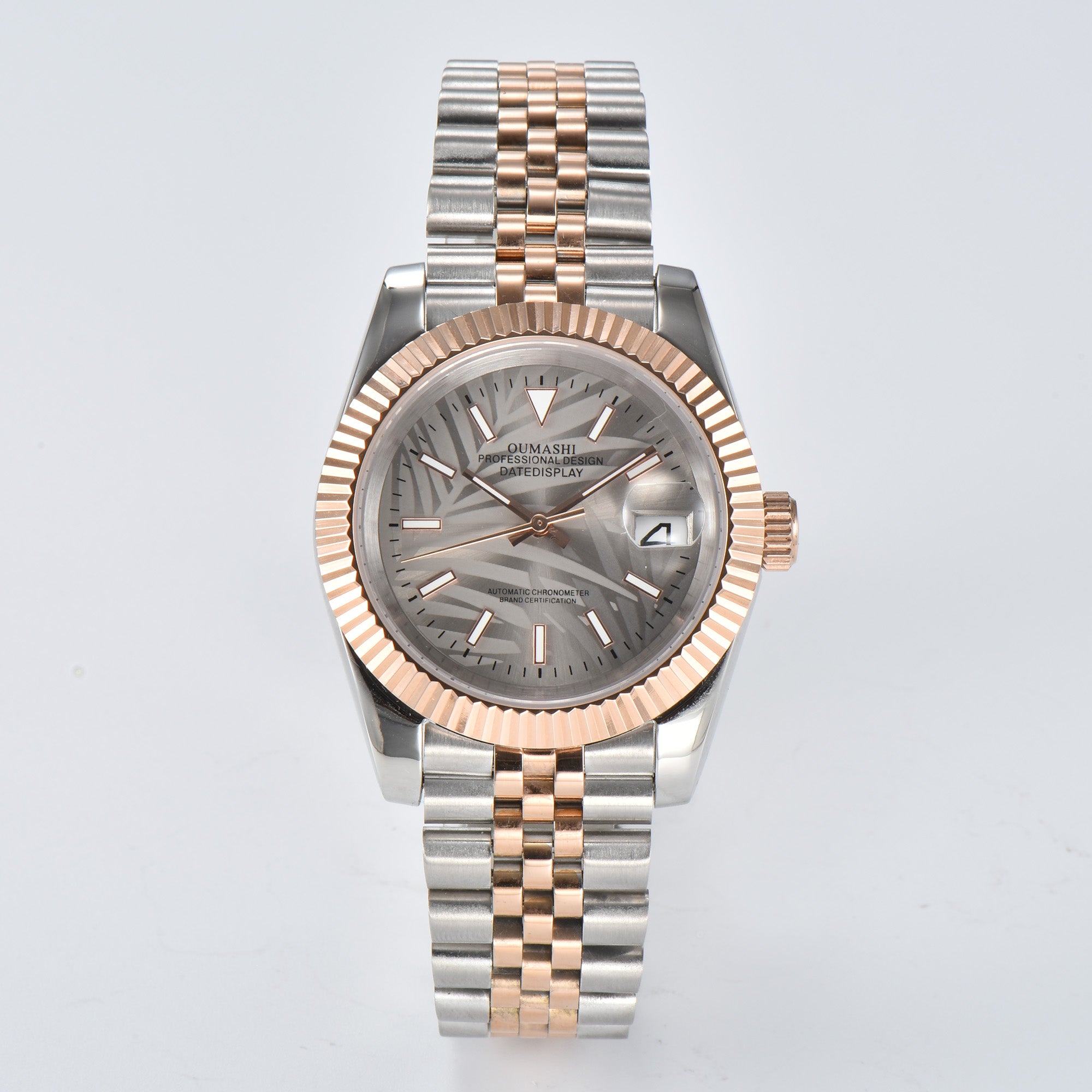 DATEJUST Silver-Rose Gold Deciduous