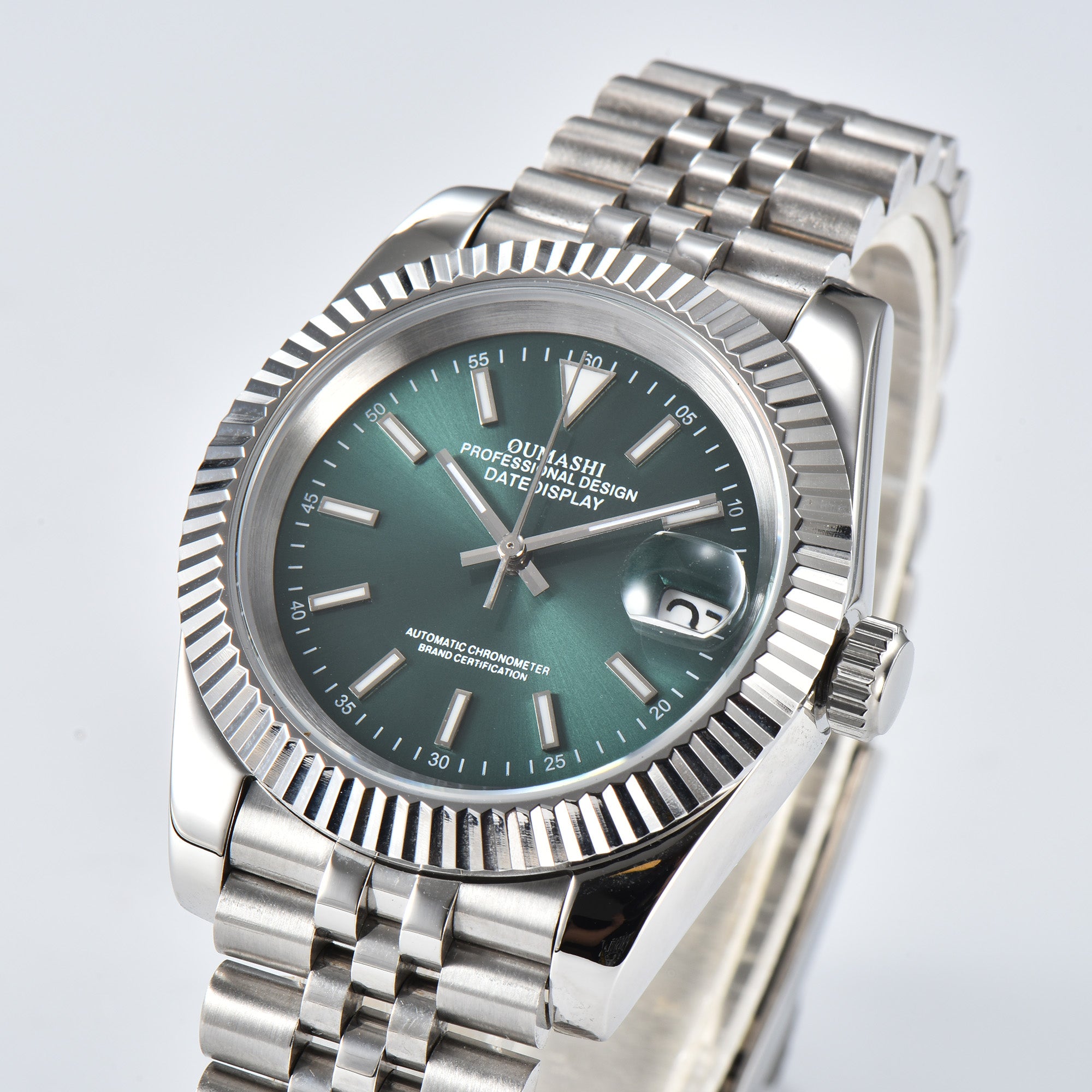 DATEJUST Silver Light Green