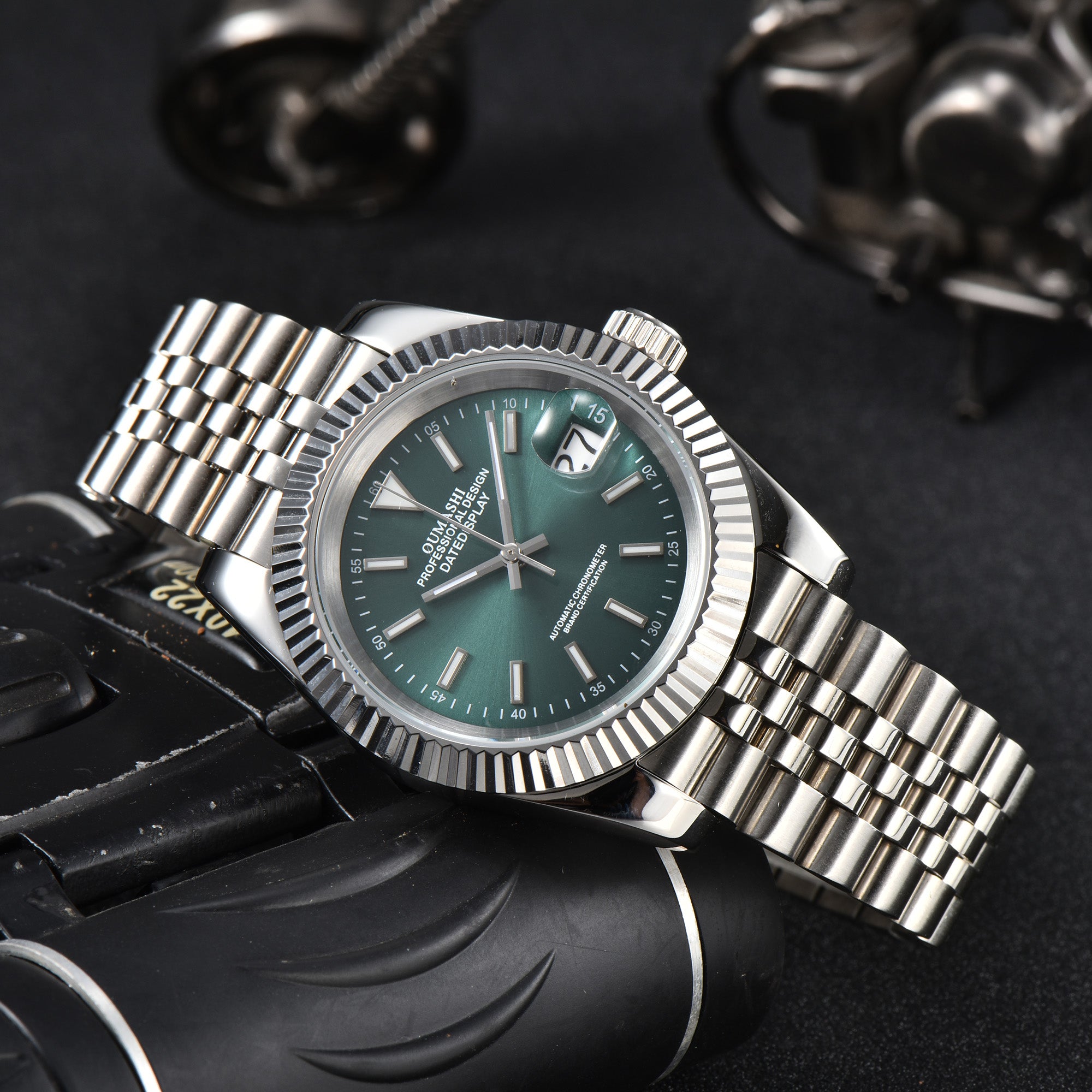 DATEJUST Silver Light Green