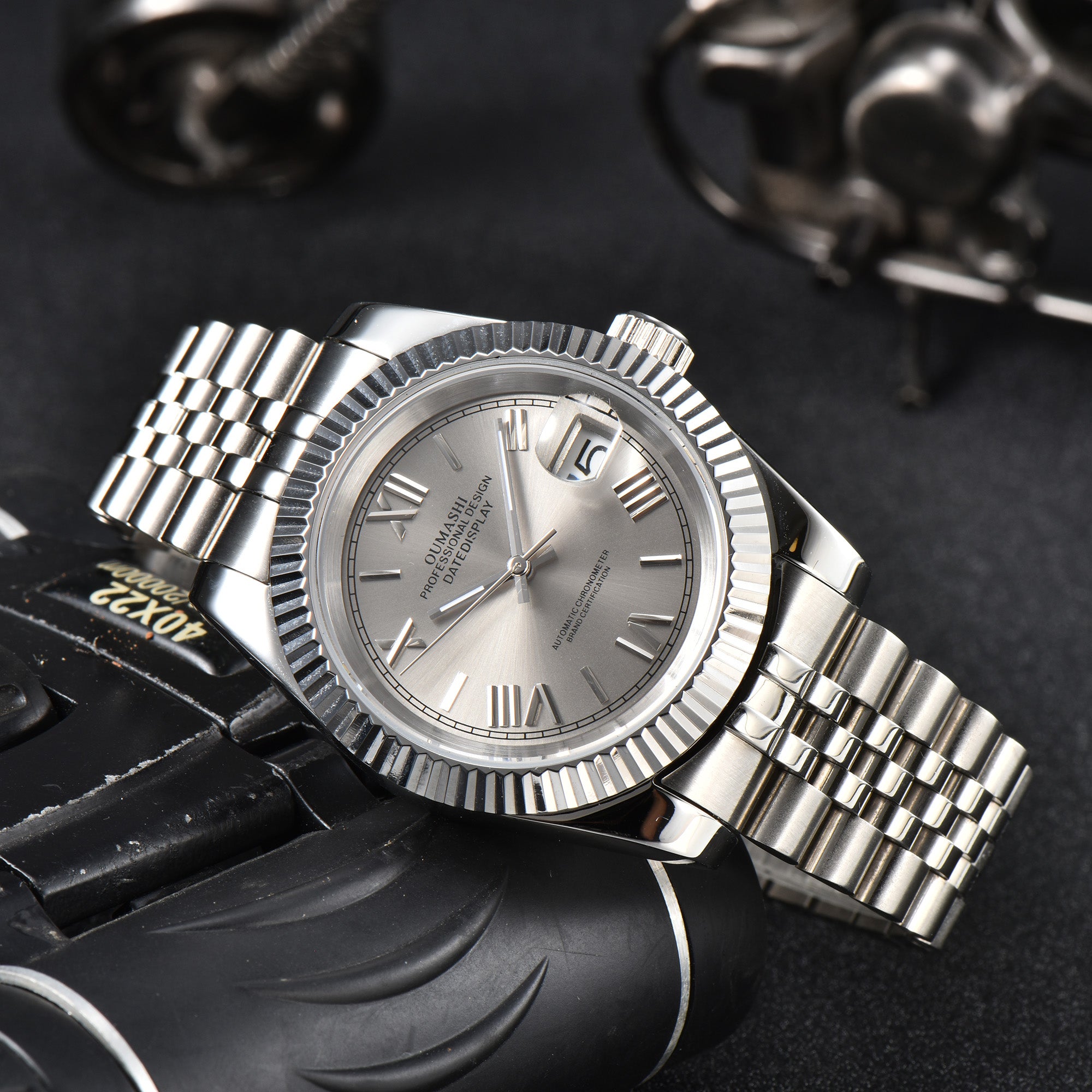 DATEJUST Grey Rome