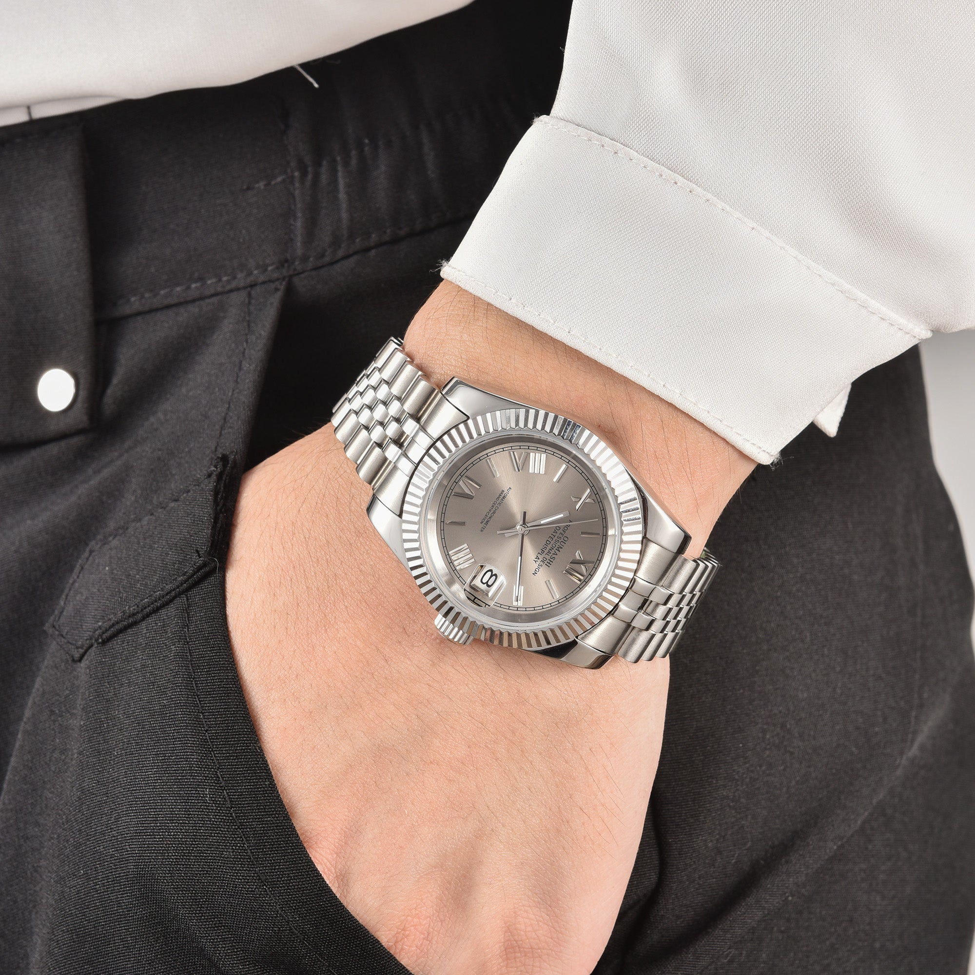 DATEJUST Grey Rome