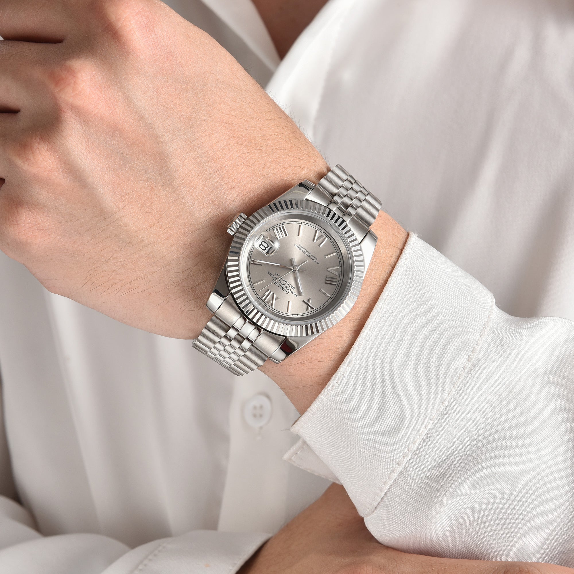 DATEJUST Grey Rome