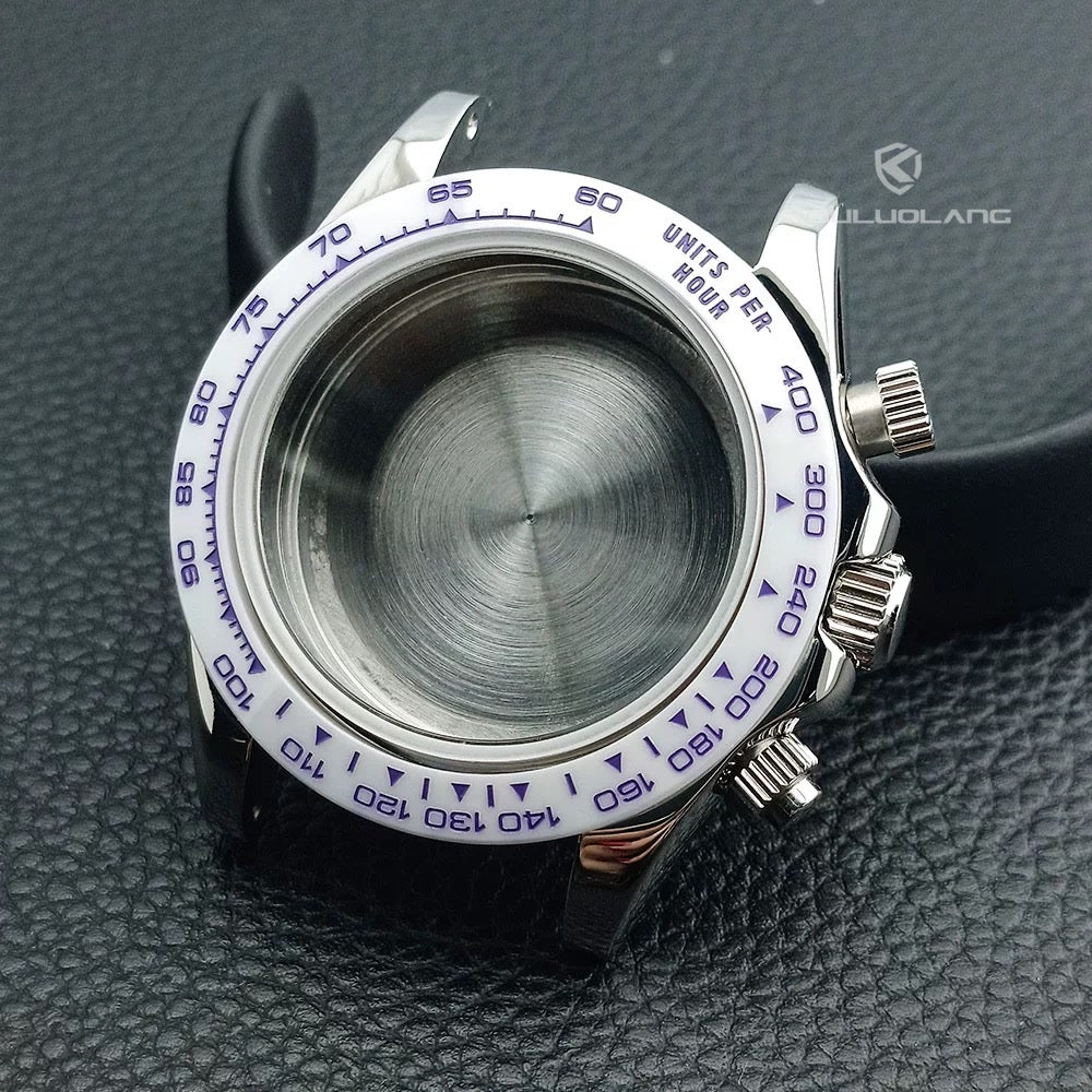 Daytona Silver Ceramic White Bezel Case