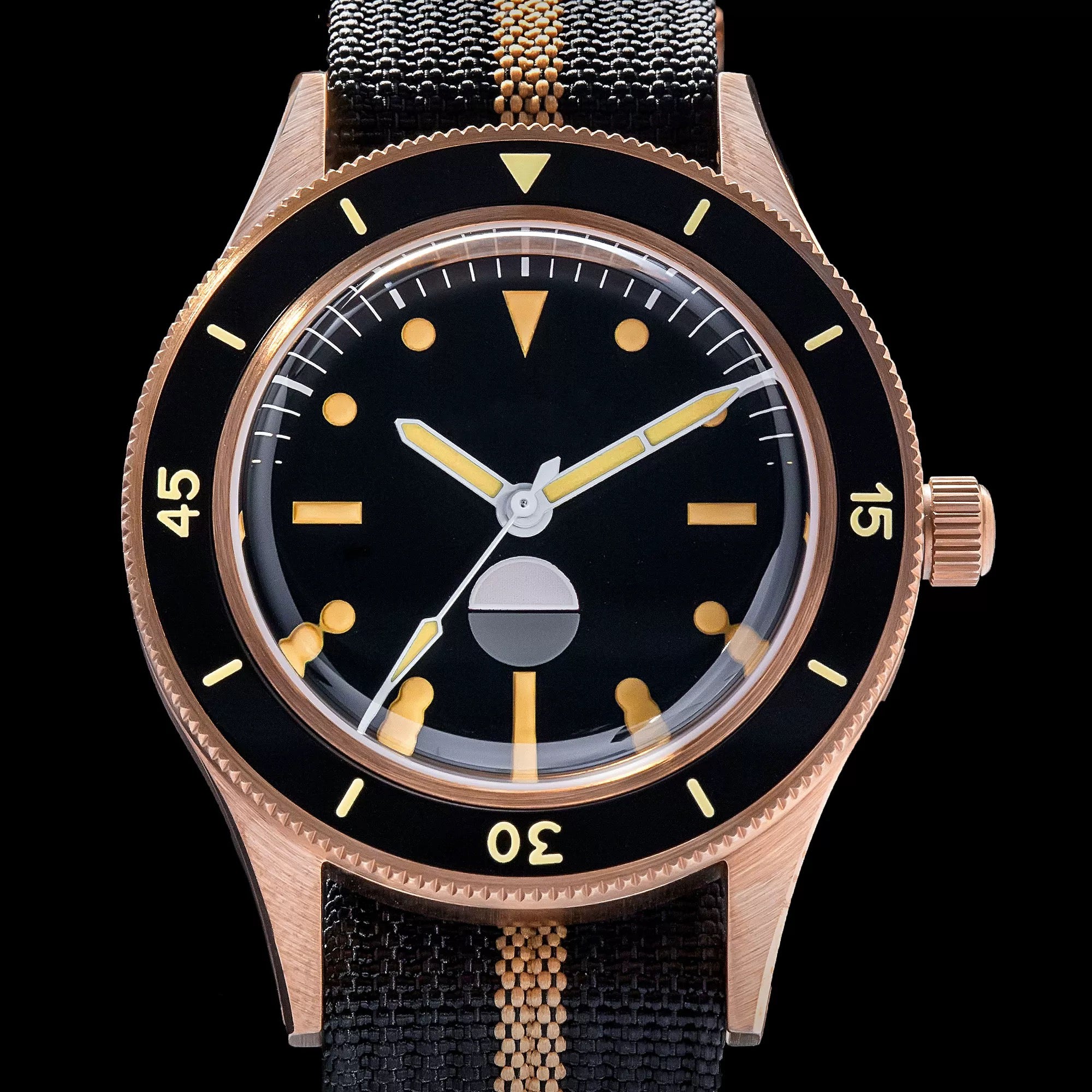 Bronze Hygrometer Diving